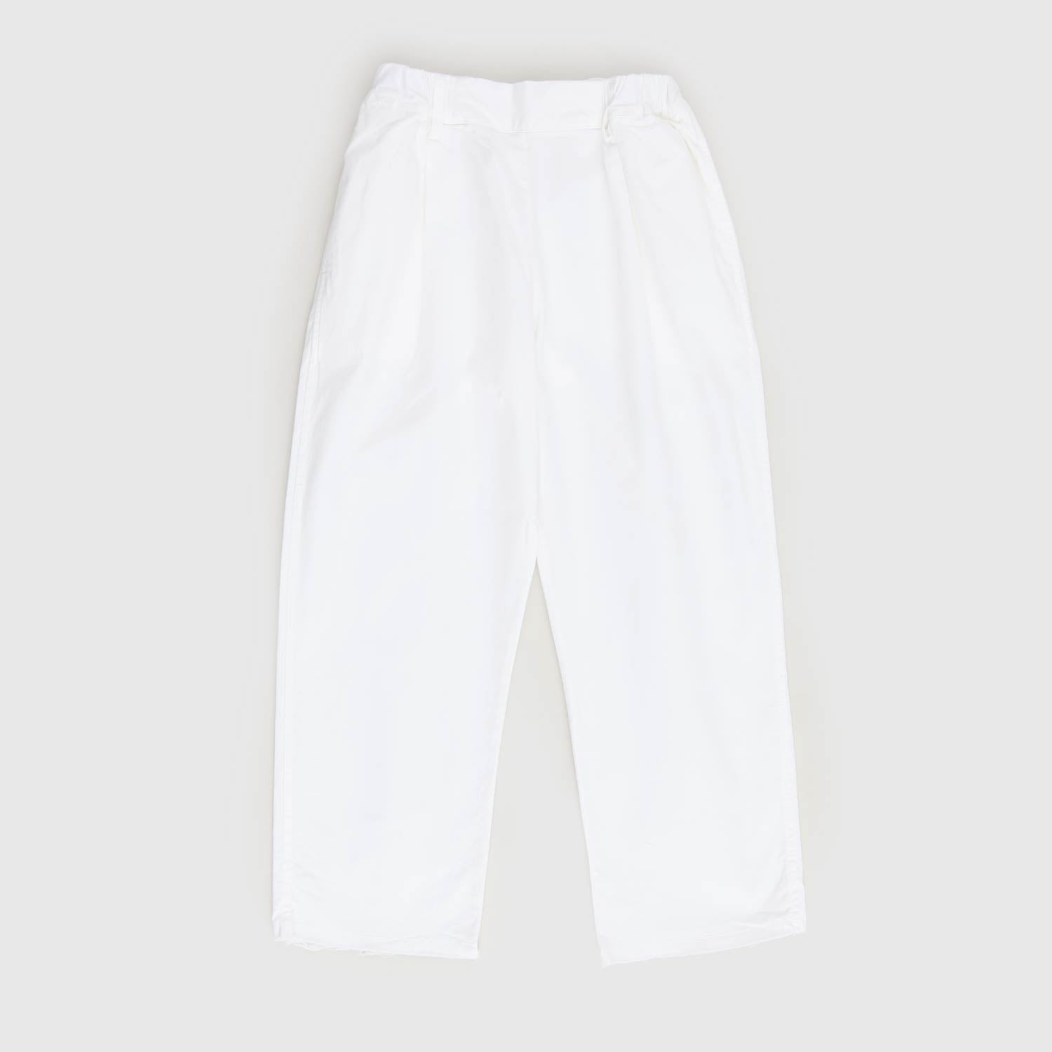 pantalone bianco misto cotone bambina - annameglio.com abbigliamento moda