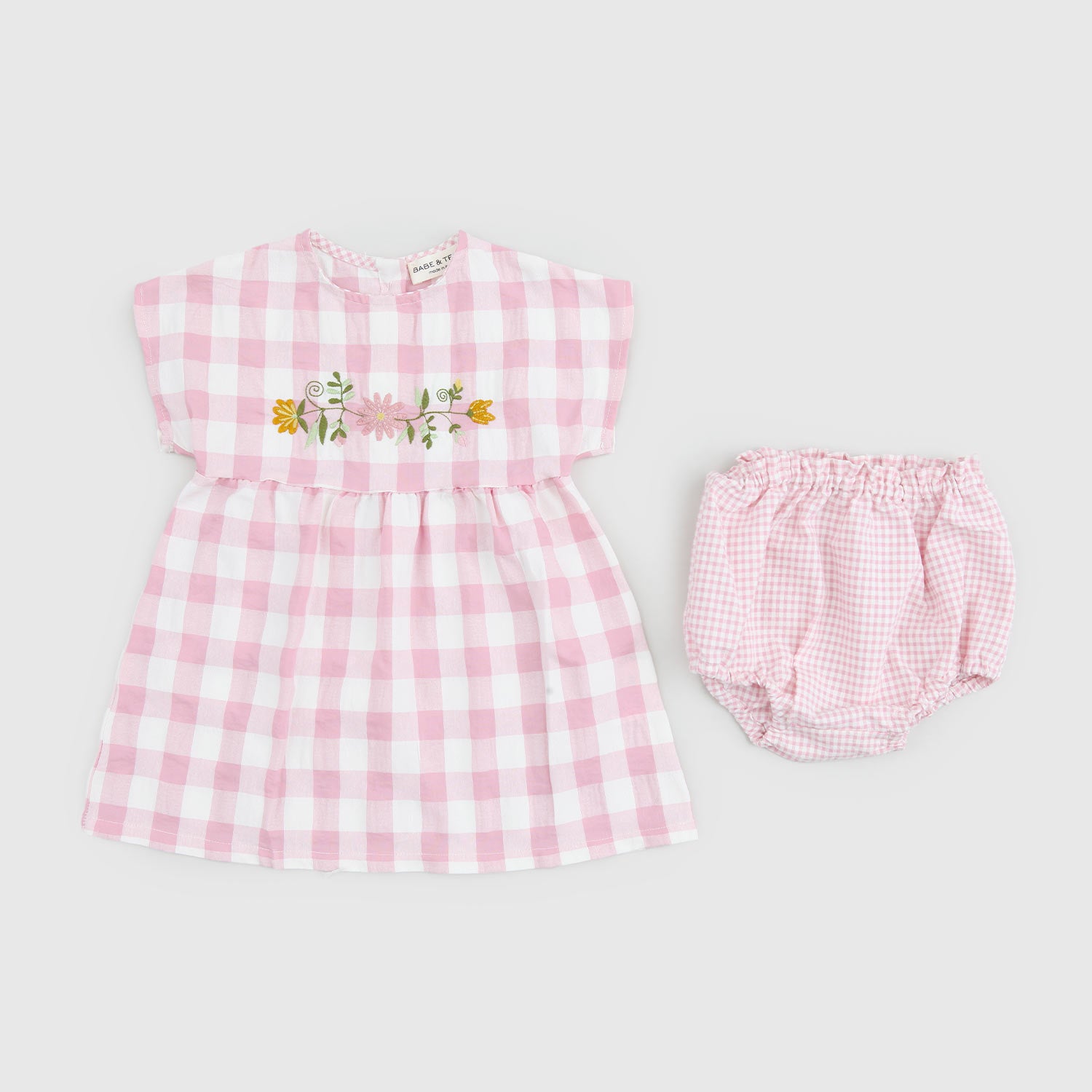 vestito con culotte a quadri neonata - annameglio.com abbigliamento moda