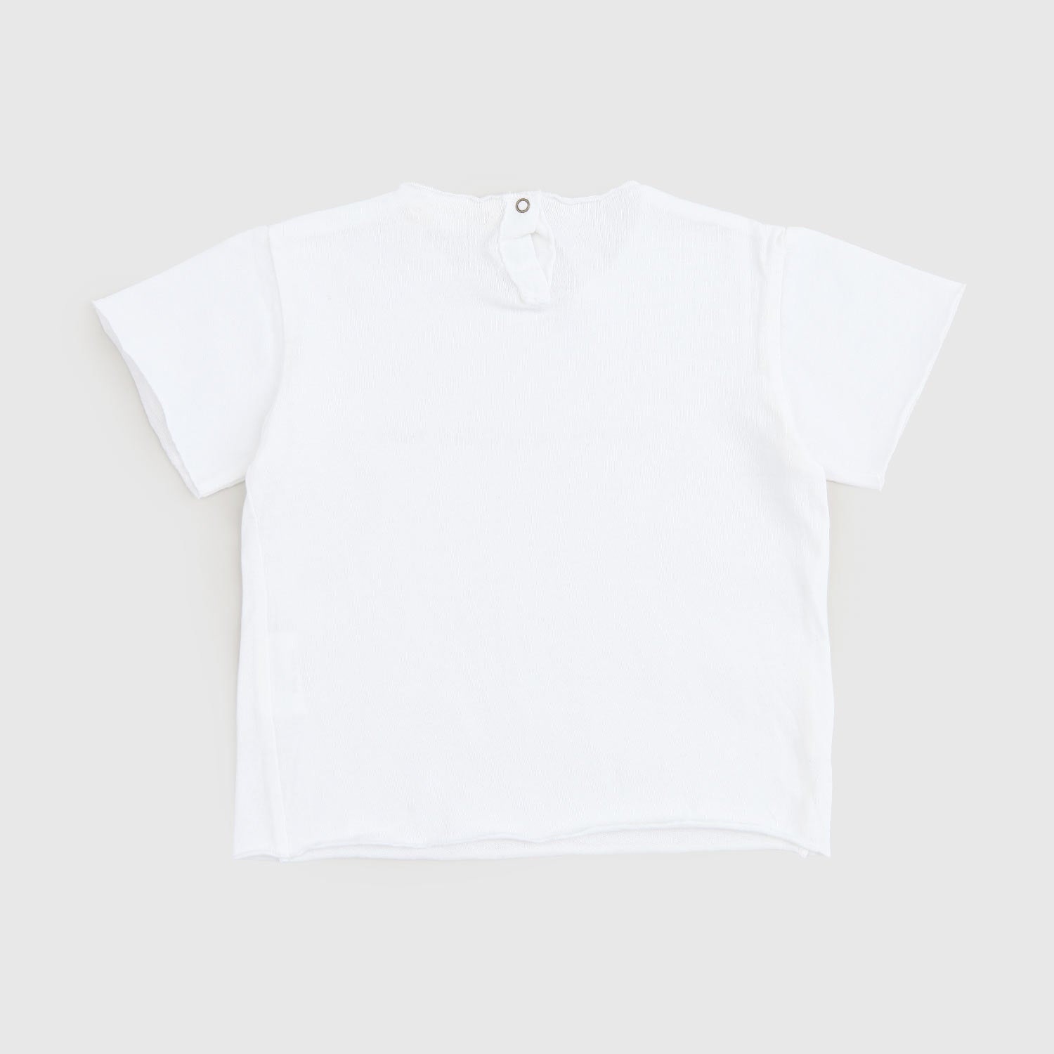 t-shirt bianca neonata scritta blu - annameglio.com abbigliamento moda