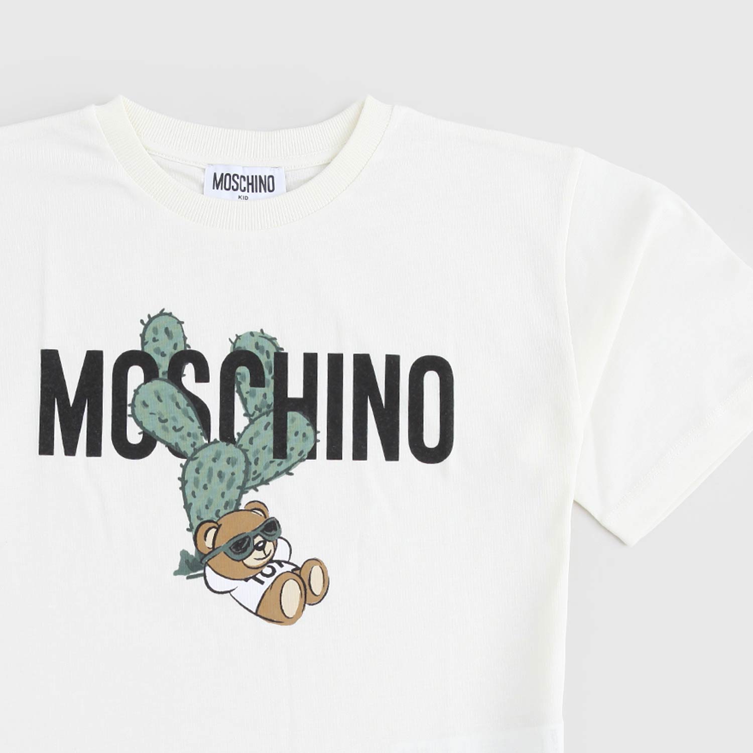 MAXI T-SHIRT IN JERSEY CACTUS TEDDY BEAR - annameglio.com abbigliamento moda