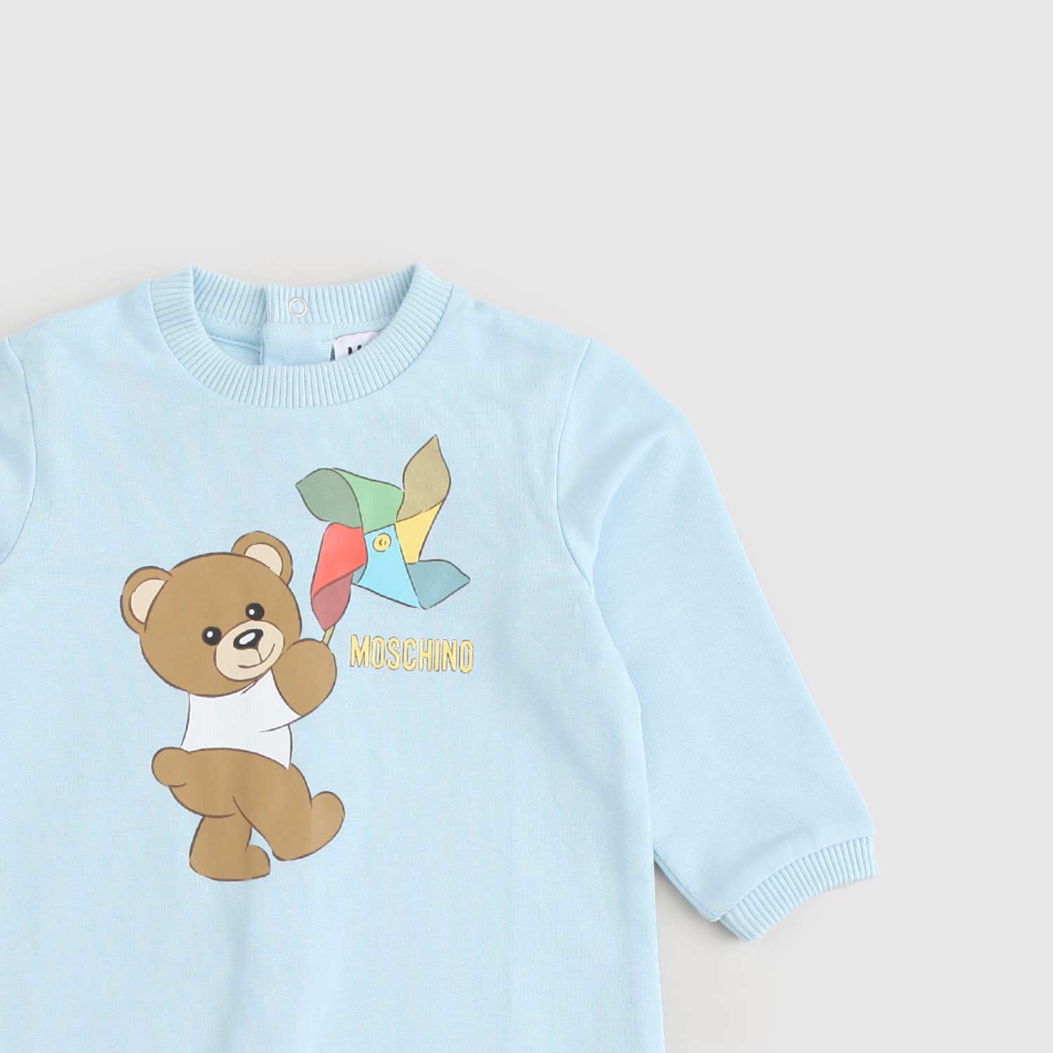 tutina celeste lunga neonato - annameglio.com abbigliamento moda