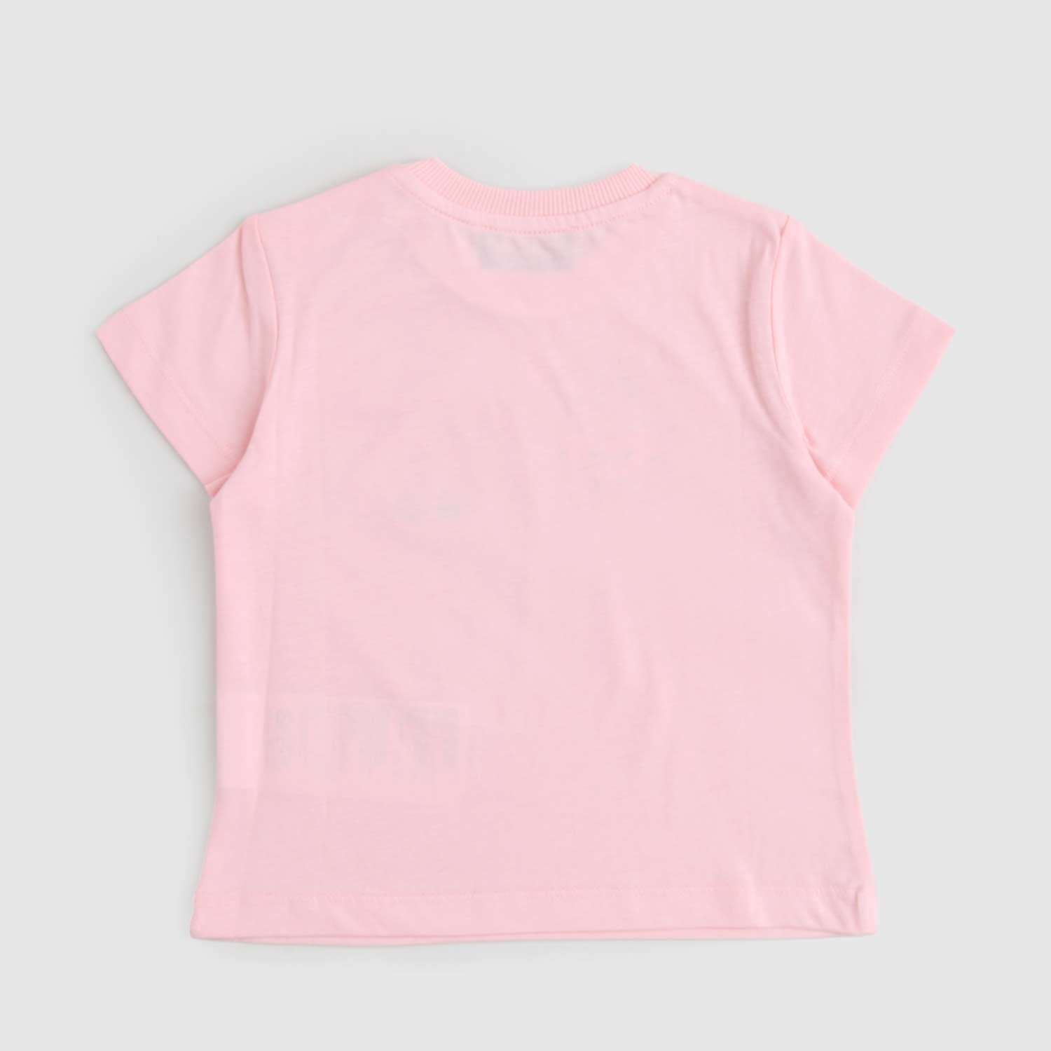 t-shirt rosa stampa orsetto e papera neonata - annameglio.com abbigliamento moda