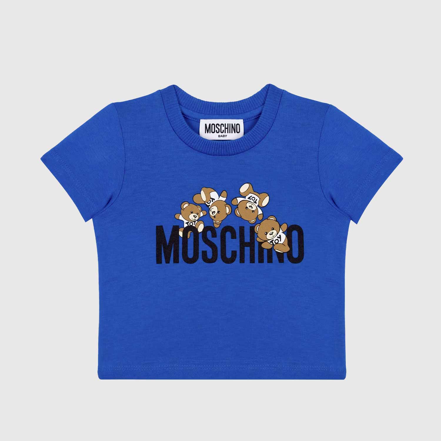 t-shirt blu orsetti neonato - annameglio.com abbigliamento moda