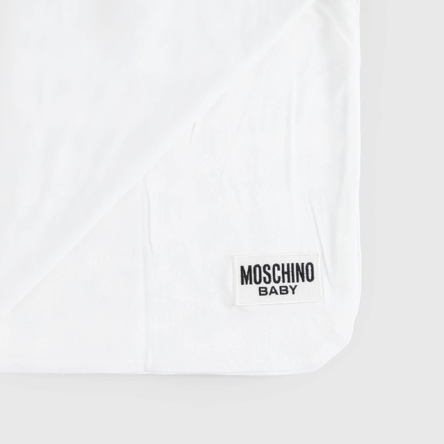 Copertina Bianca All-Over Moschino - annameglio.com abbigliamento moda