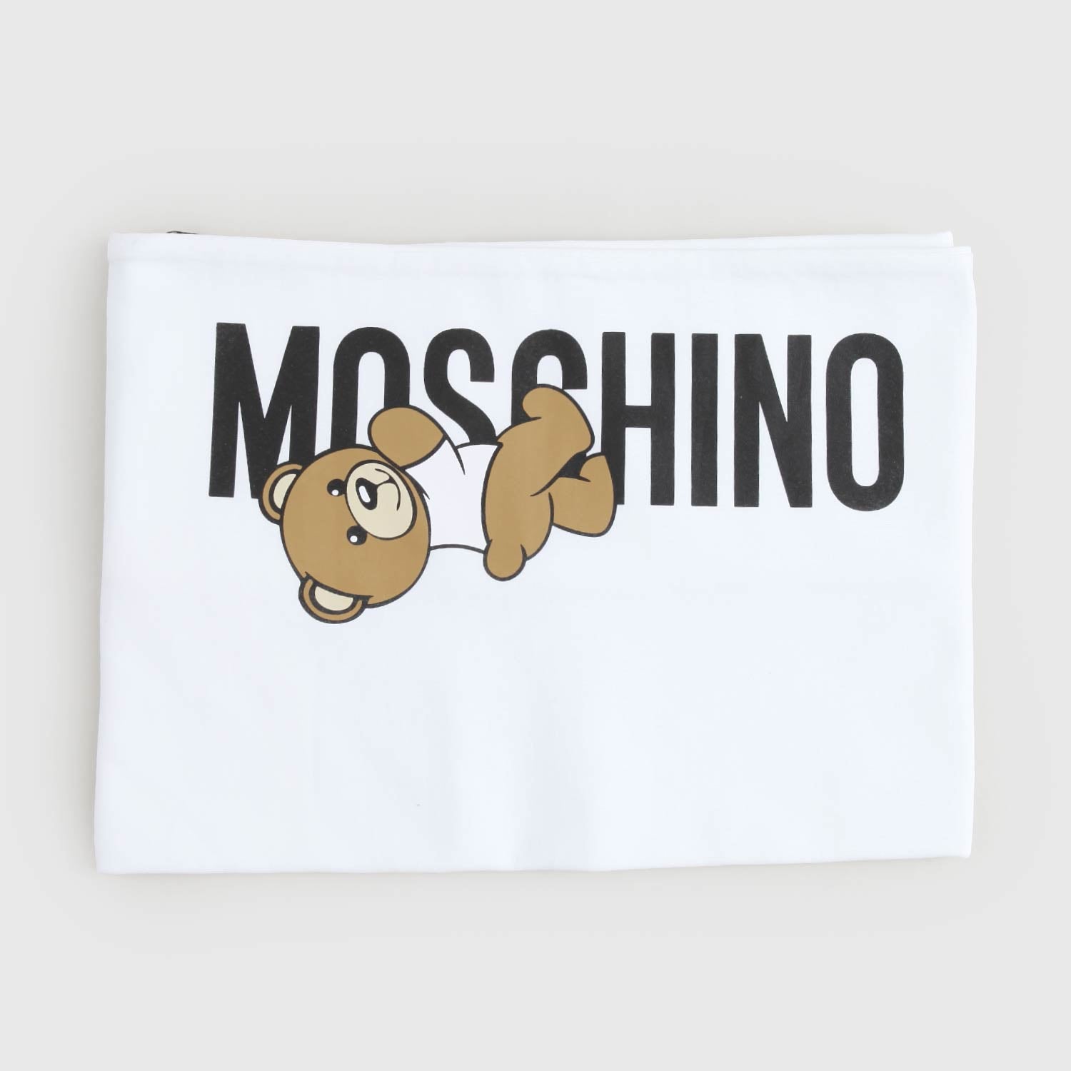 Copertina Bianca Teddy Bear Moschino - annameglio.com abbigliamento moda