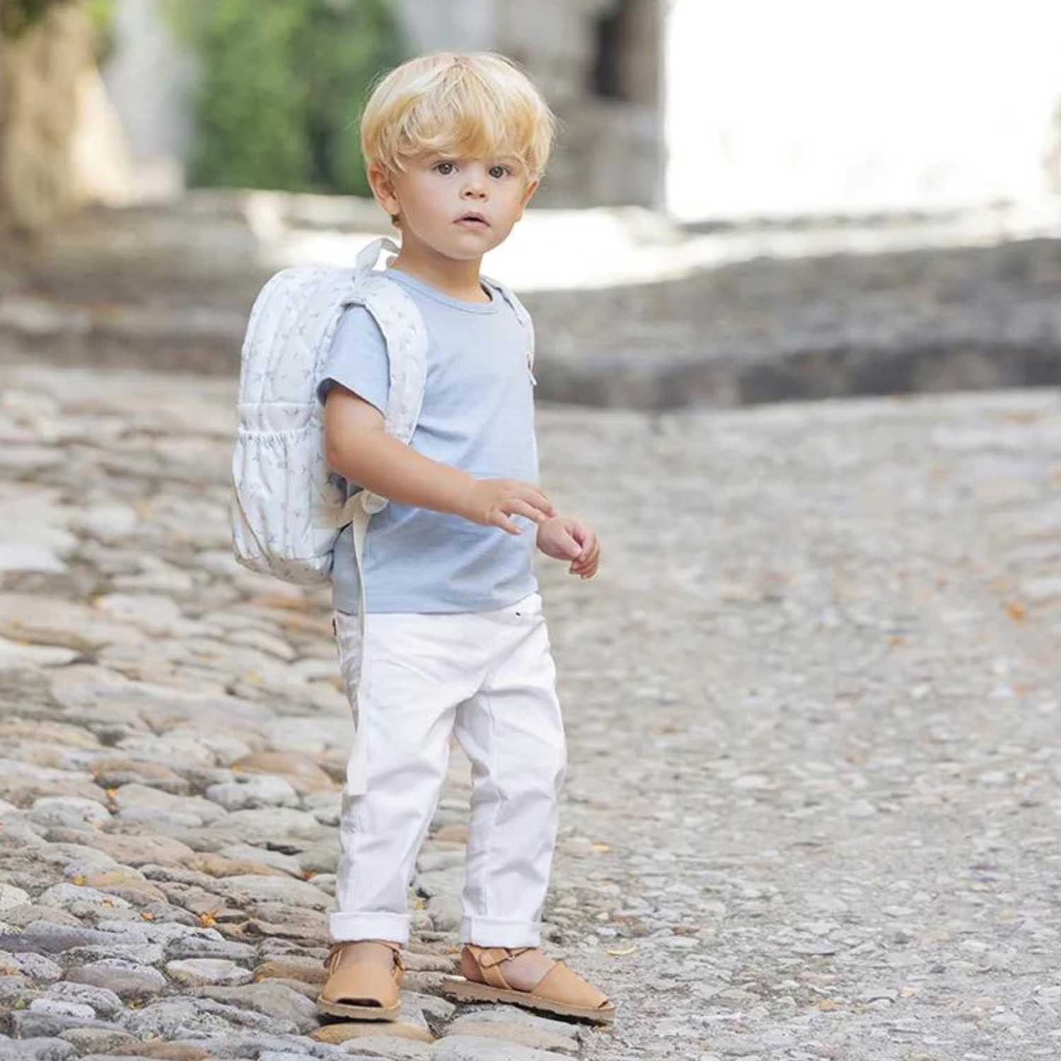 Pantalone neonato bianco twill - annameglio.com abbigliamento moda