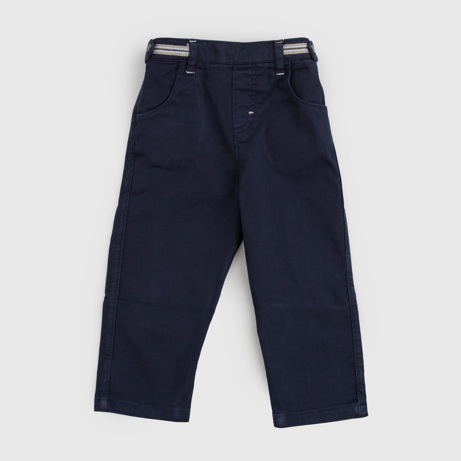 Pantalone neonato blu navy twill - annameglio.com abbigliamento moda