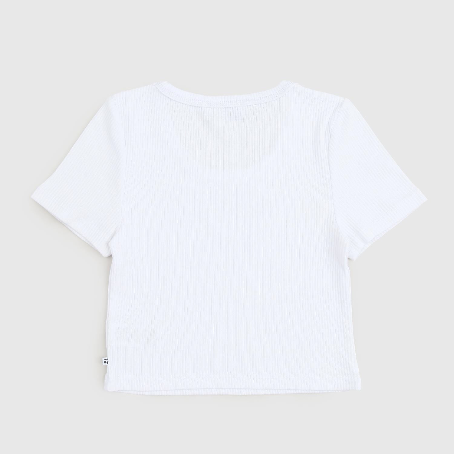 maglia corta bianca bambina - annameglio.com abbigliamento moda