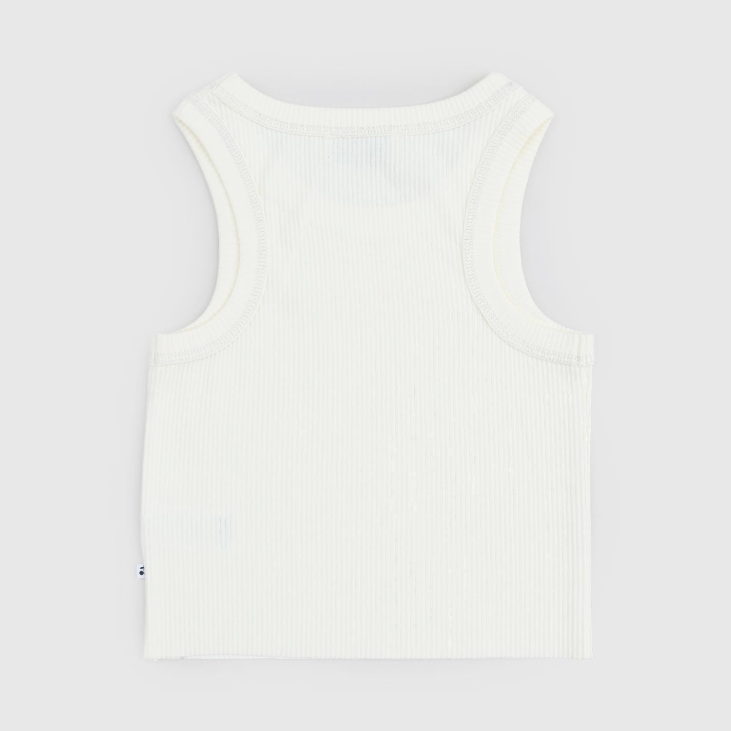 maglia smanicata color latte bambina - annameglio.com abbigliamento moda