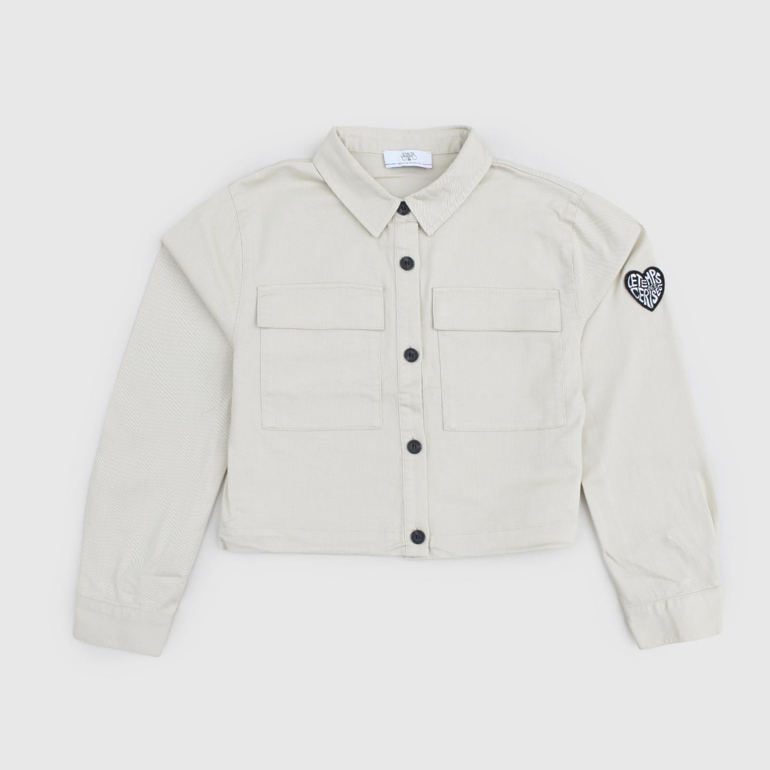 giacca beige crop bambina - annameglio.com abbigliamento moda