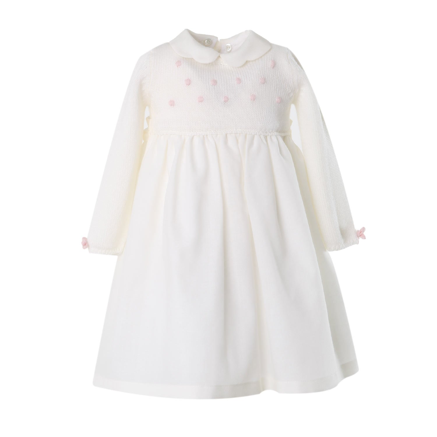 Abito bambina Bianco con Fiocco - annameglio.com abbigliamento moda