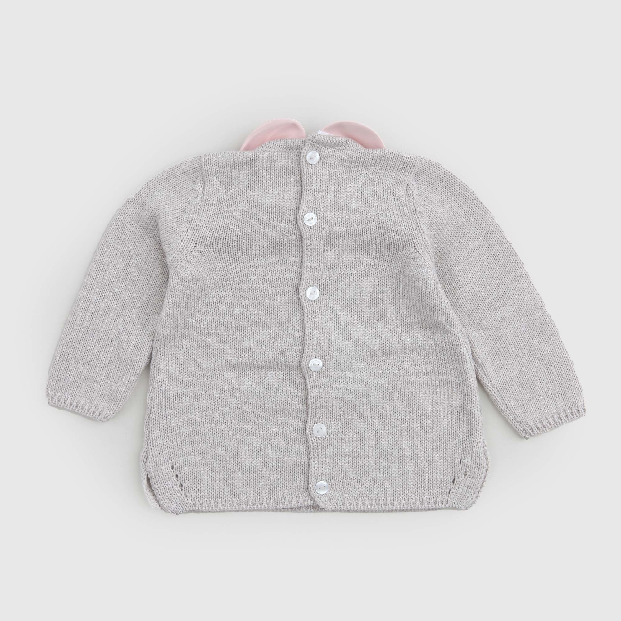 maglioncino marrone e rosa bambina - annameglio.com abbigliamento moda