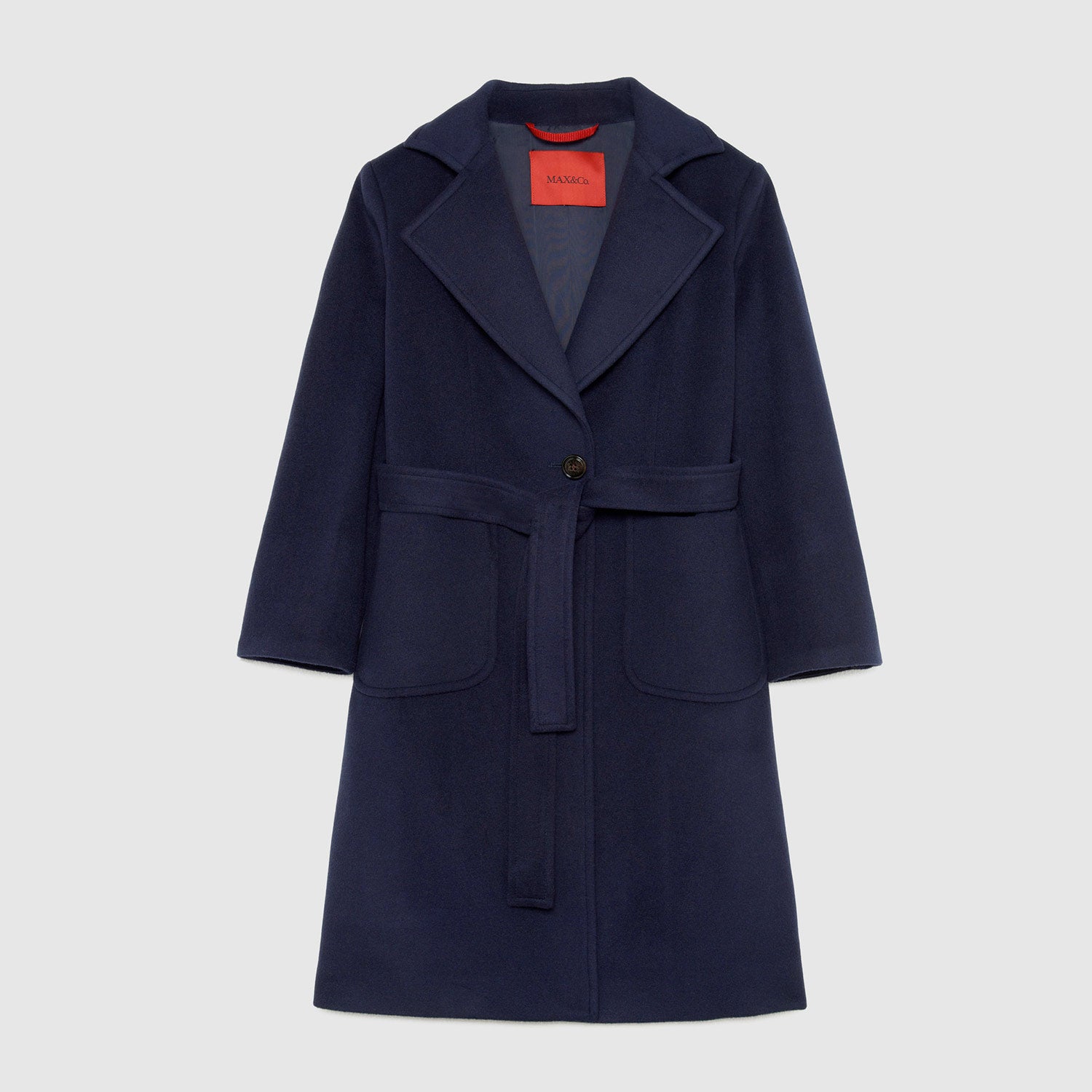 Cappotto Ragazza Blu in pura lana - annameglio.com abbigliamento moda