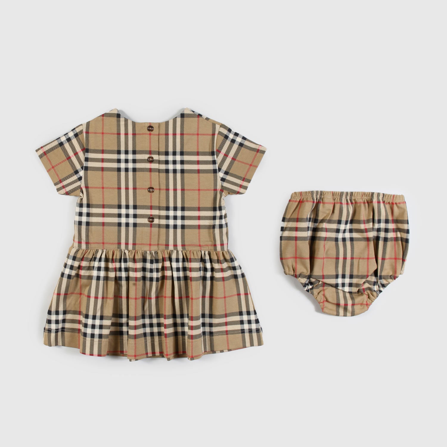 abito con mutandina marrone neonata - annameglio.com abbigliamento moda