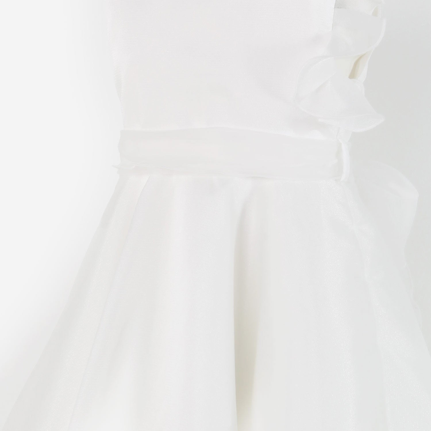 abito bianco con fiore bambina - annameglio.com abbigliamento moda