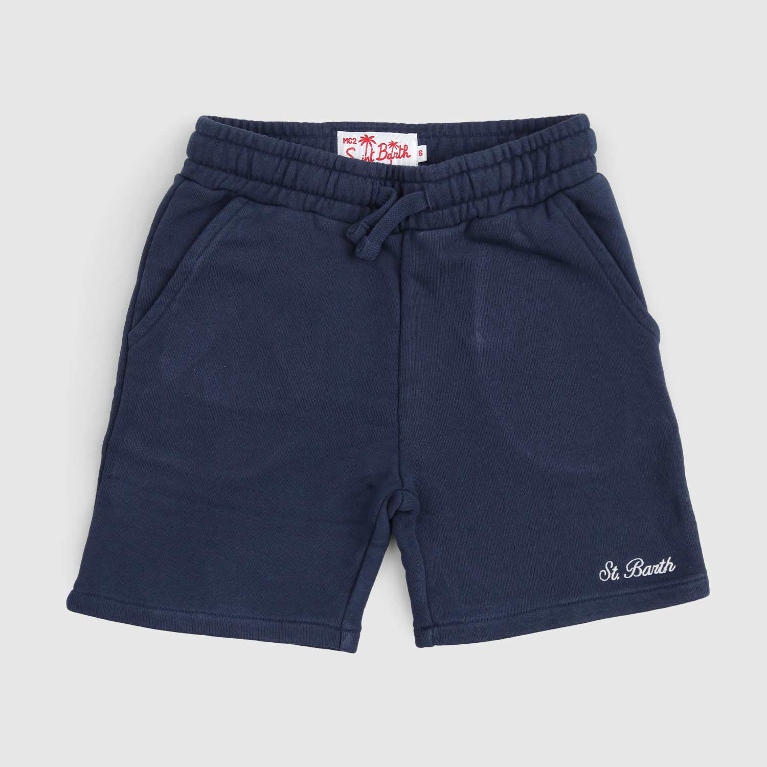 pantaloncino blu logo bianco - annameglio.com abbigliamento moda