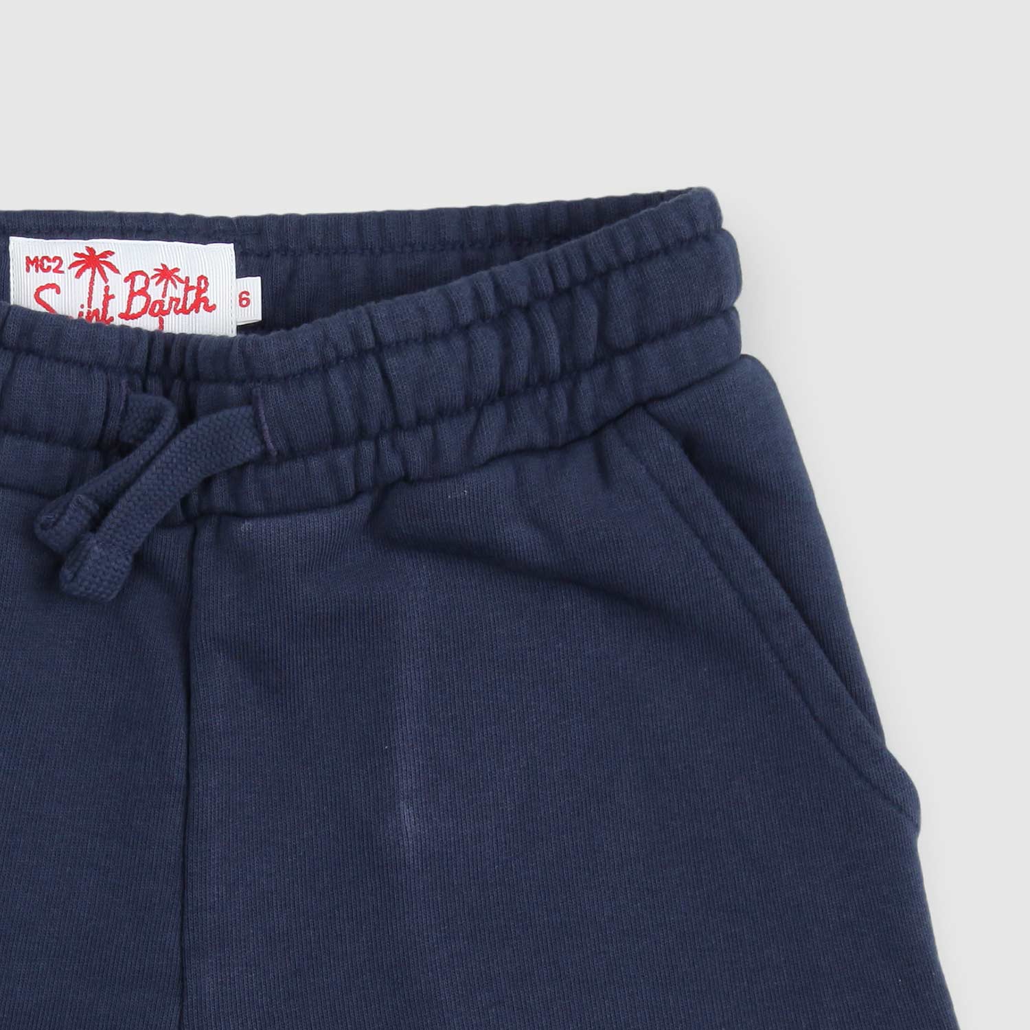 pantaloncino blu logo bianco - annameglio.com abbigliamento moda