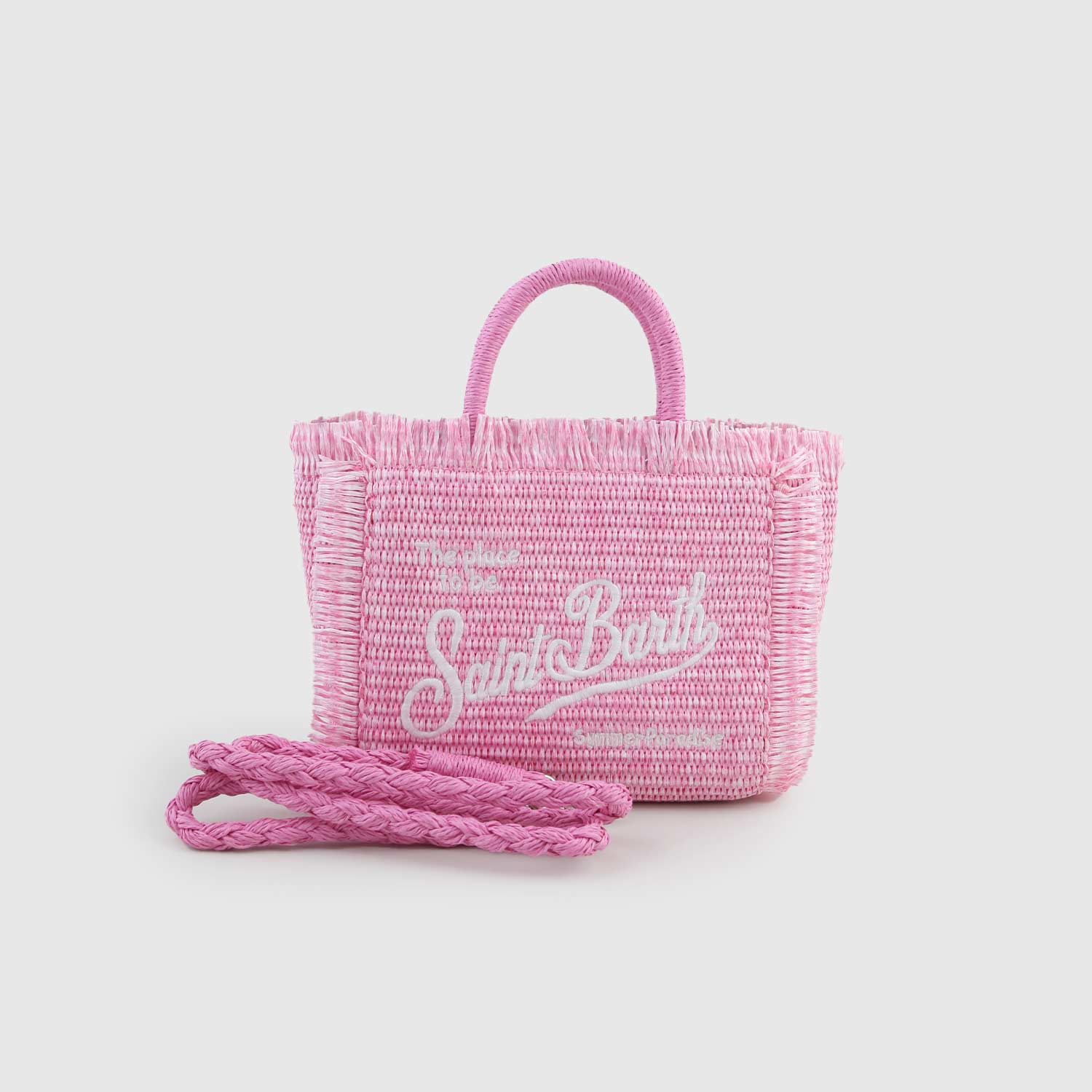 Mini borsa Vanity in paglia con ricamo - annameglio.com abbigliamento moda