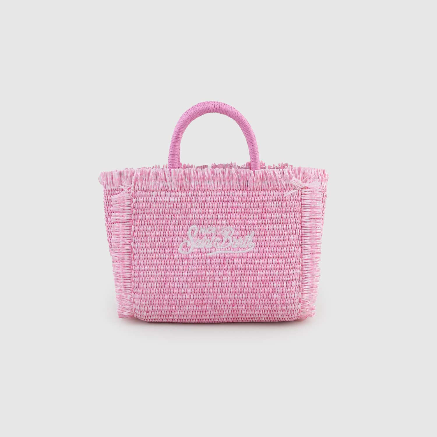 Mini borsa Vanity in paglia con ricamo - annameglio.com abbigliamento moda