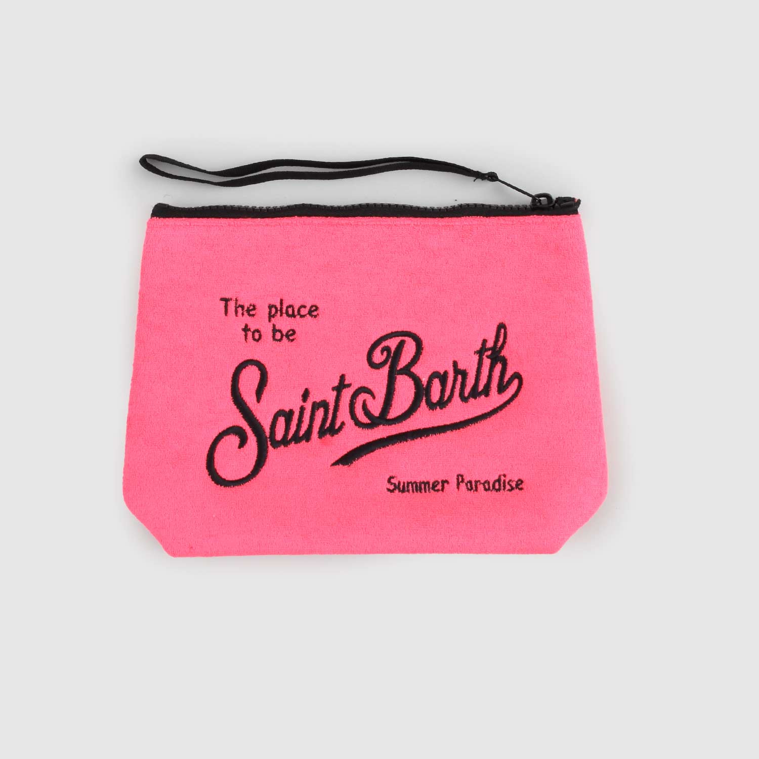 Pochette Aline In Spugna Rosa Fluo - annameglio.com abbigliamento moda