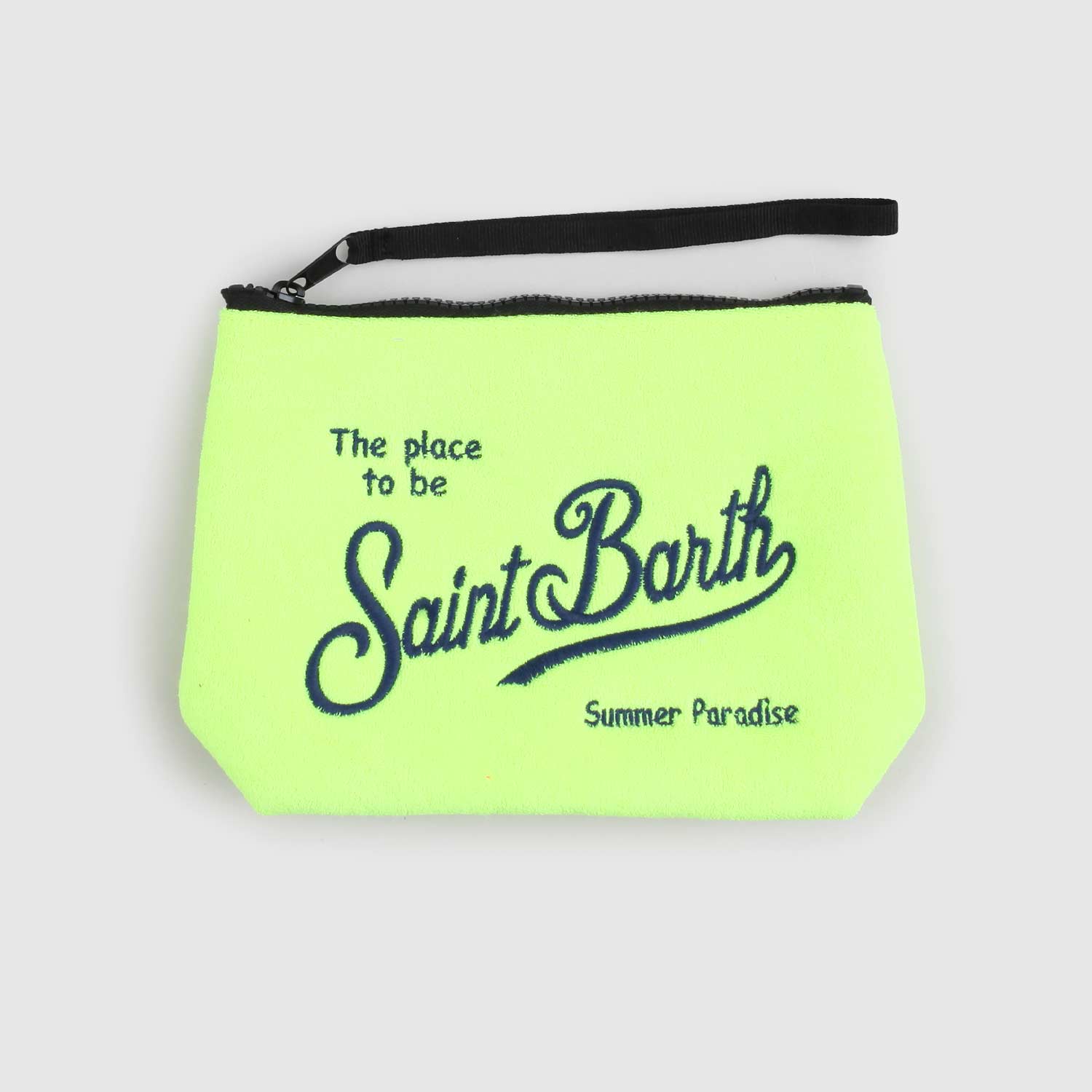 Pochette Aline In Spugna Giallo Fluo - annameglio.com abbigliamento moda