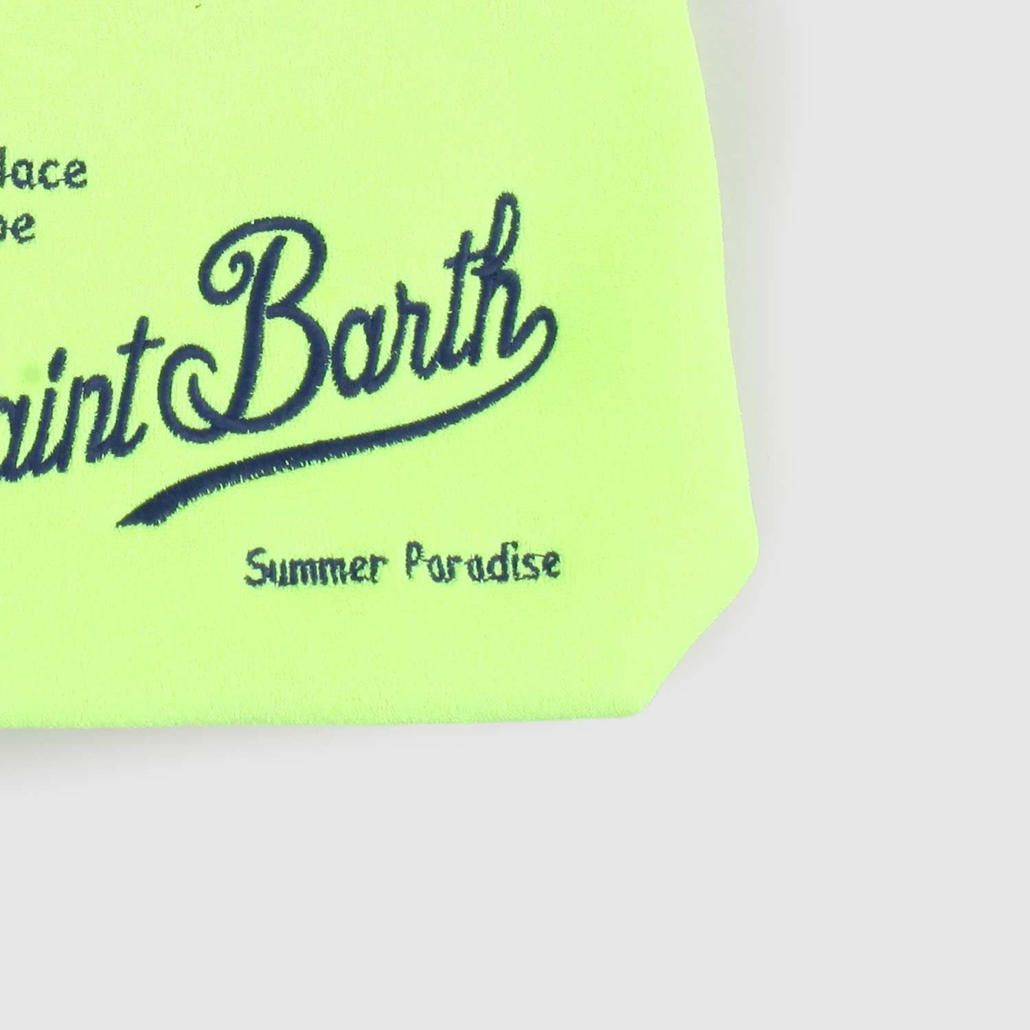 Pochette Aline In Spugna Giallo Fluo - annameglio.com abbigliamento moda