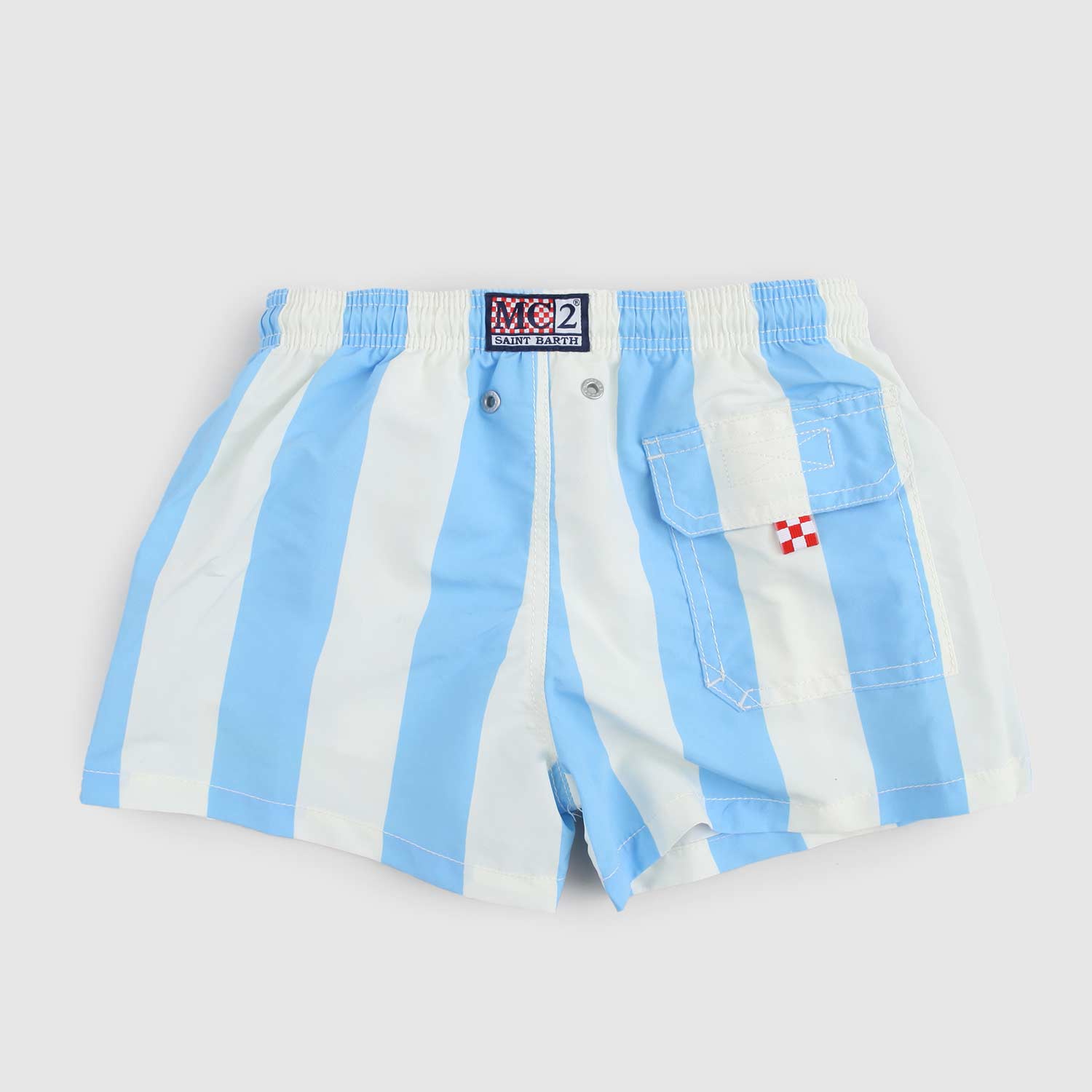 Costume da ragazzo a strisce bianche e celesti - annameglio.com abbigliamento moda