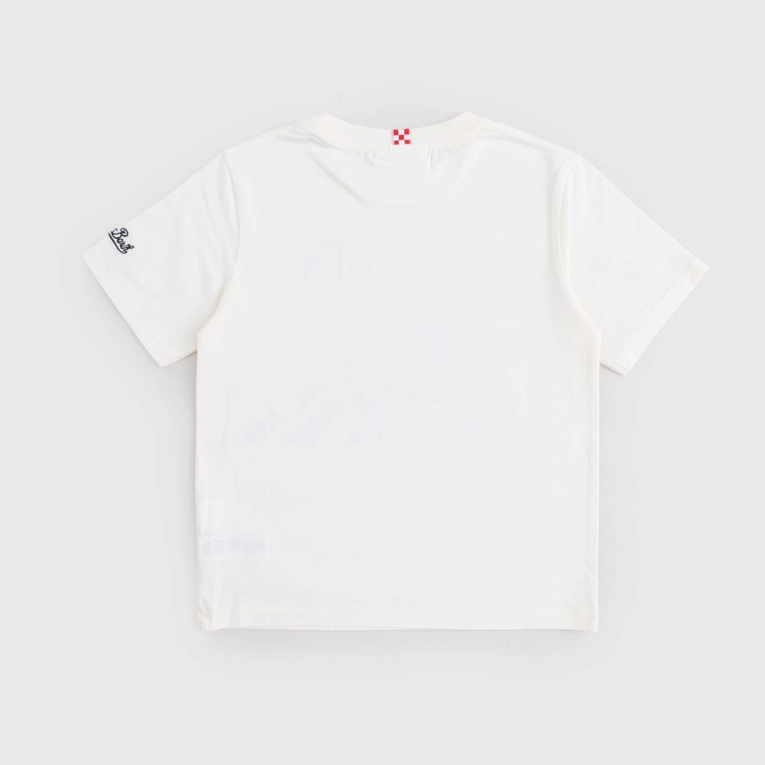 t-shirt beige stampa ragazzo - annameglio.com abbigliamento moda