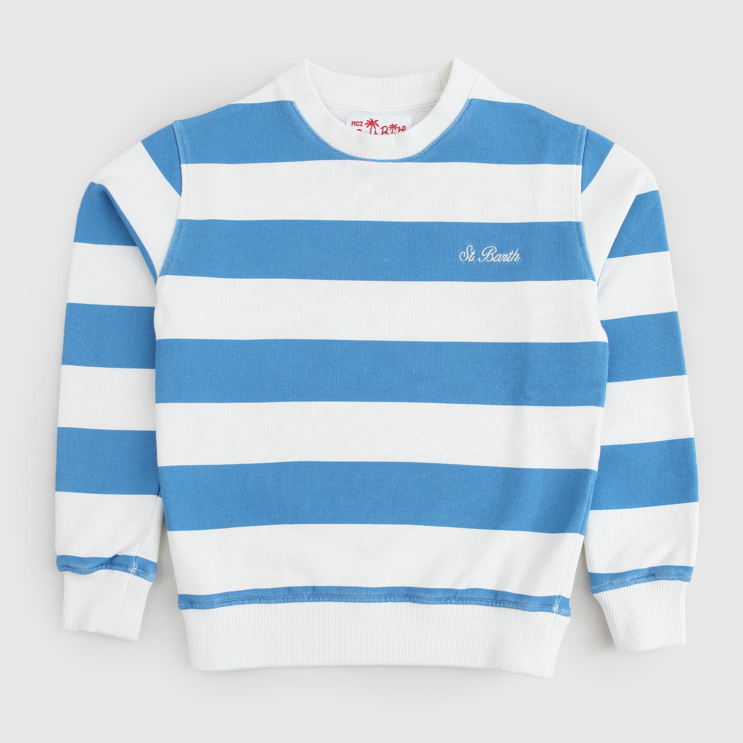 Maglioncino in cotone a righe bianche e blu - annameglio.com abbigliamento moda