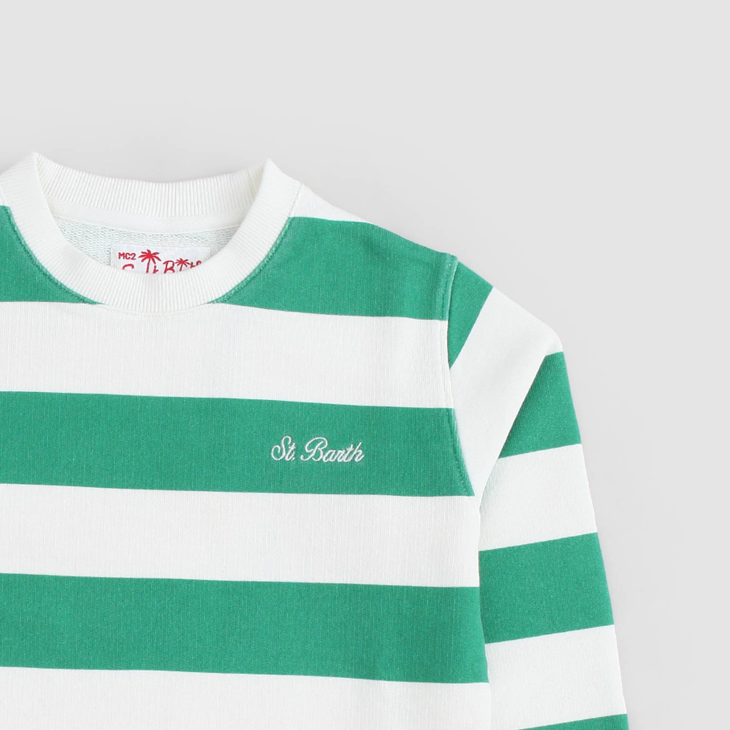 Maglioncino ragazzo a righe bianche e verdi - annameglio.com abbigliamento moda