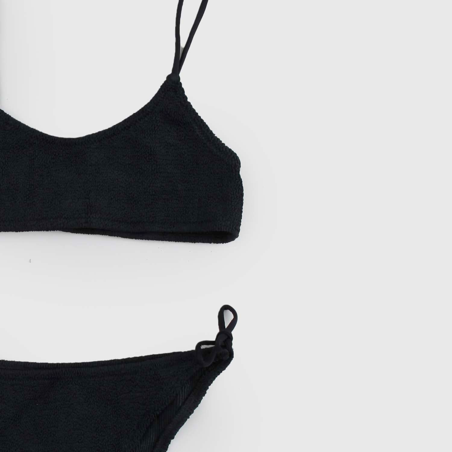 Costume da bagno nero crinkle - annameglio.com abbigliamento moda