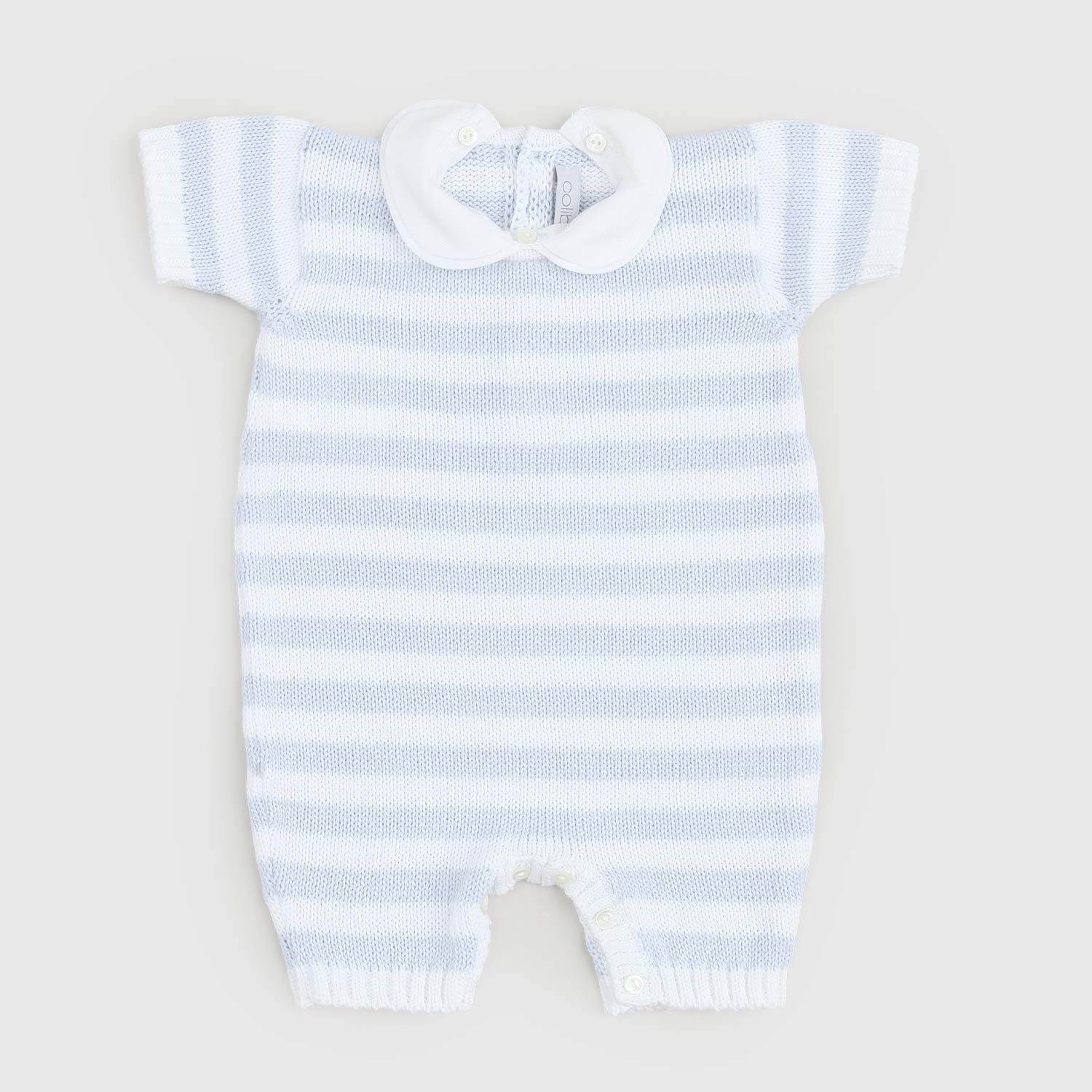 tutina a righe celesti e bianche neonato - annameglio.com abbigliamento moda