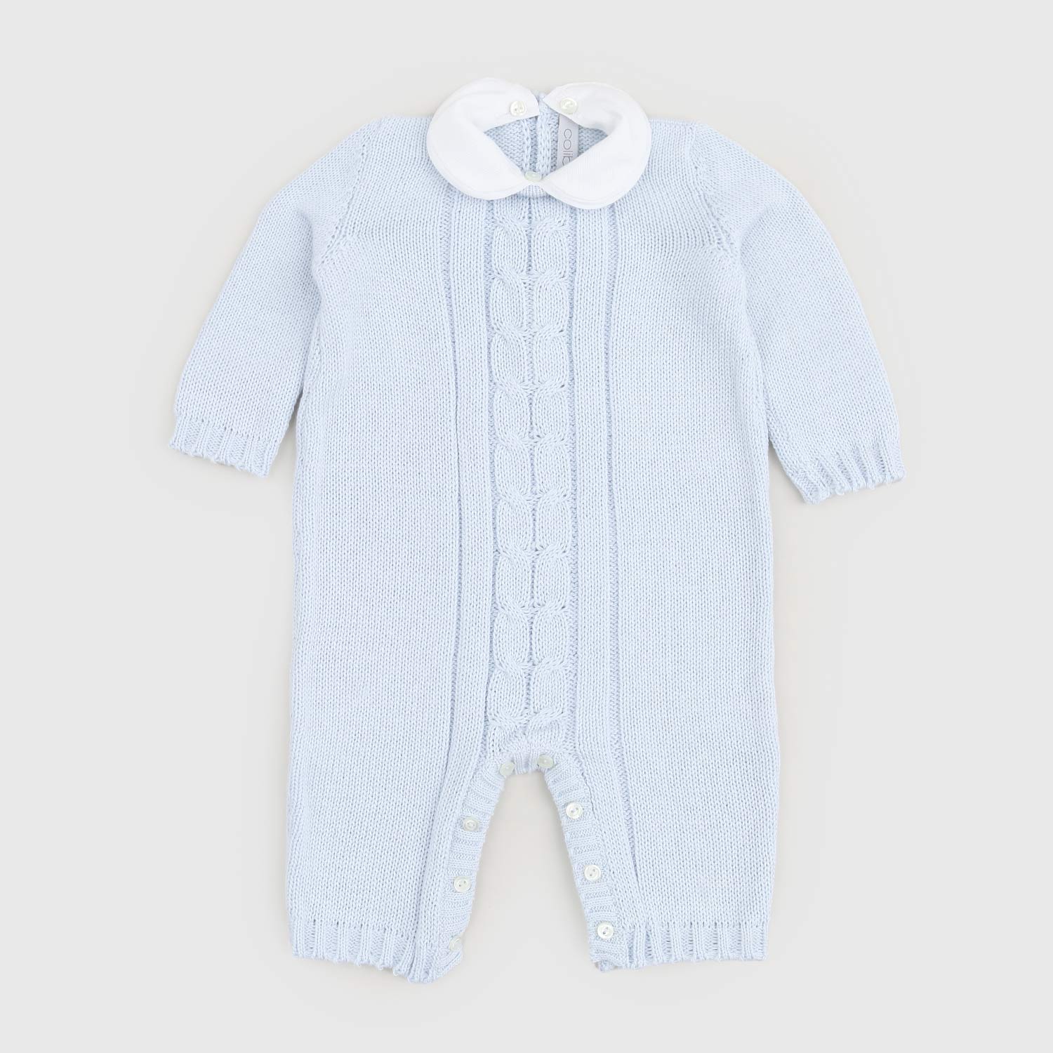 tutina celeste e bianca neonato - annameglio.com abbigliamento moda