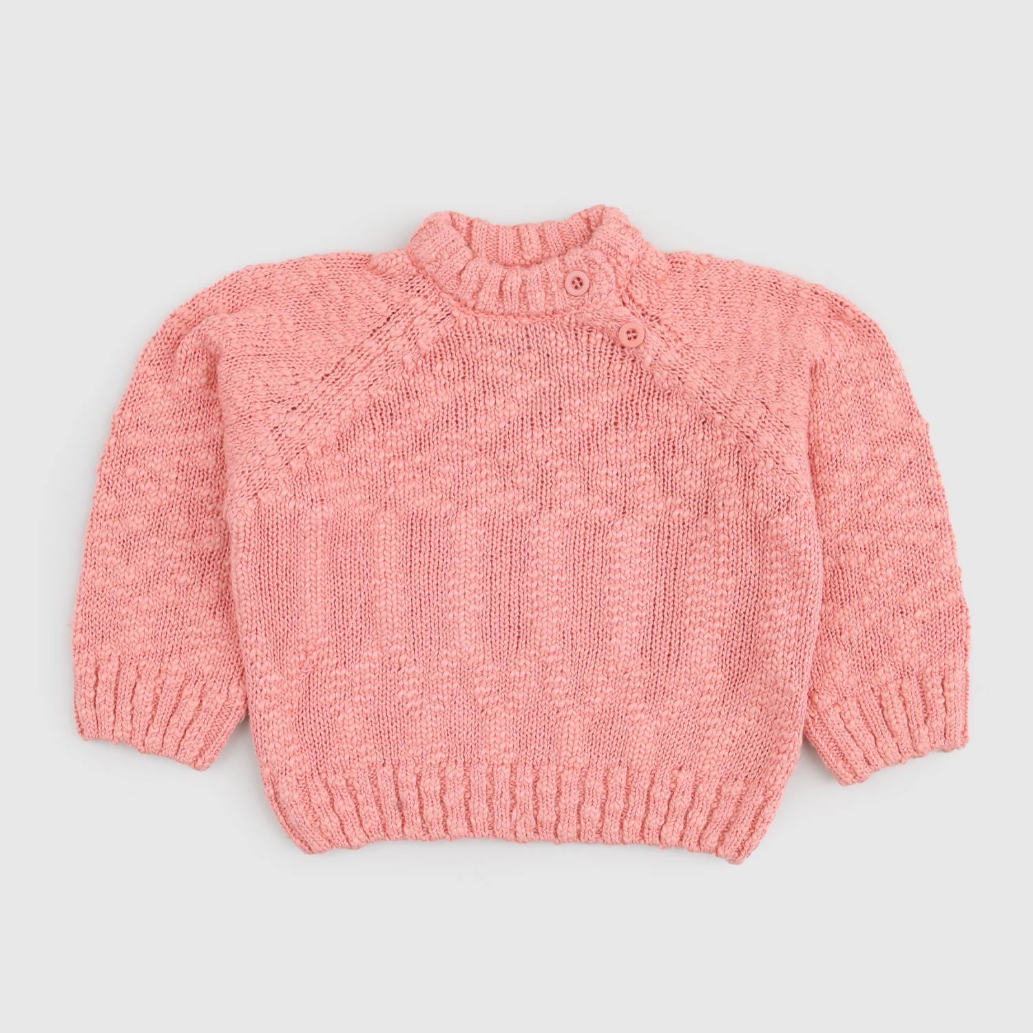 maglioncino rosa neonata bottoni - annameglio.com abbigliamento moda