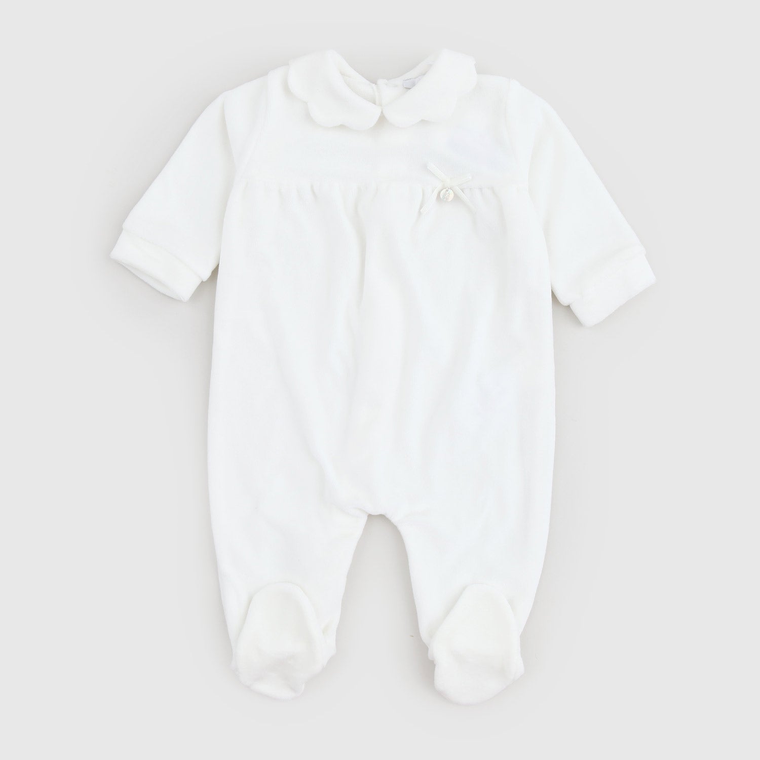 Tutina Bianca In Ciniglia Firmata Coccodè - annameglio.com abbigliamento moda