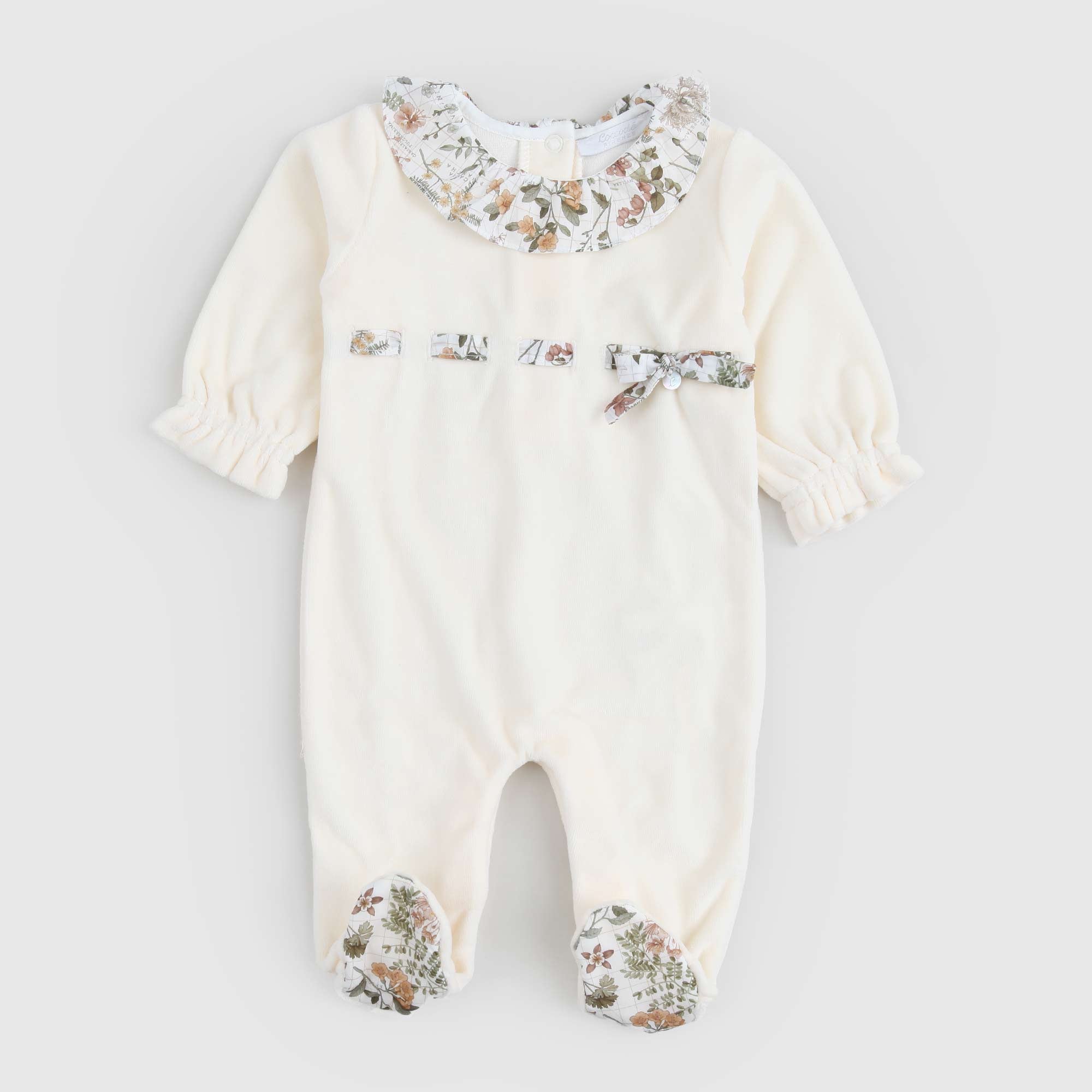 Tutina in ciniglia burro firmata COCCODE' - annameglio.com abbigliamento moda