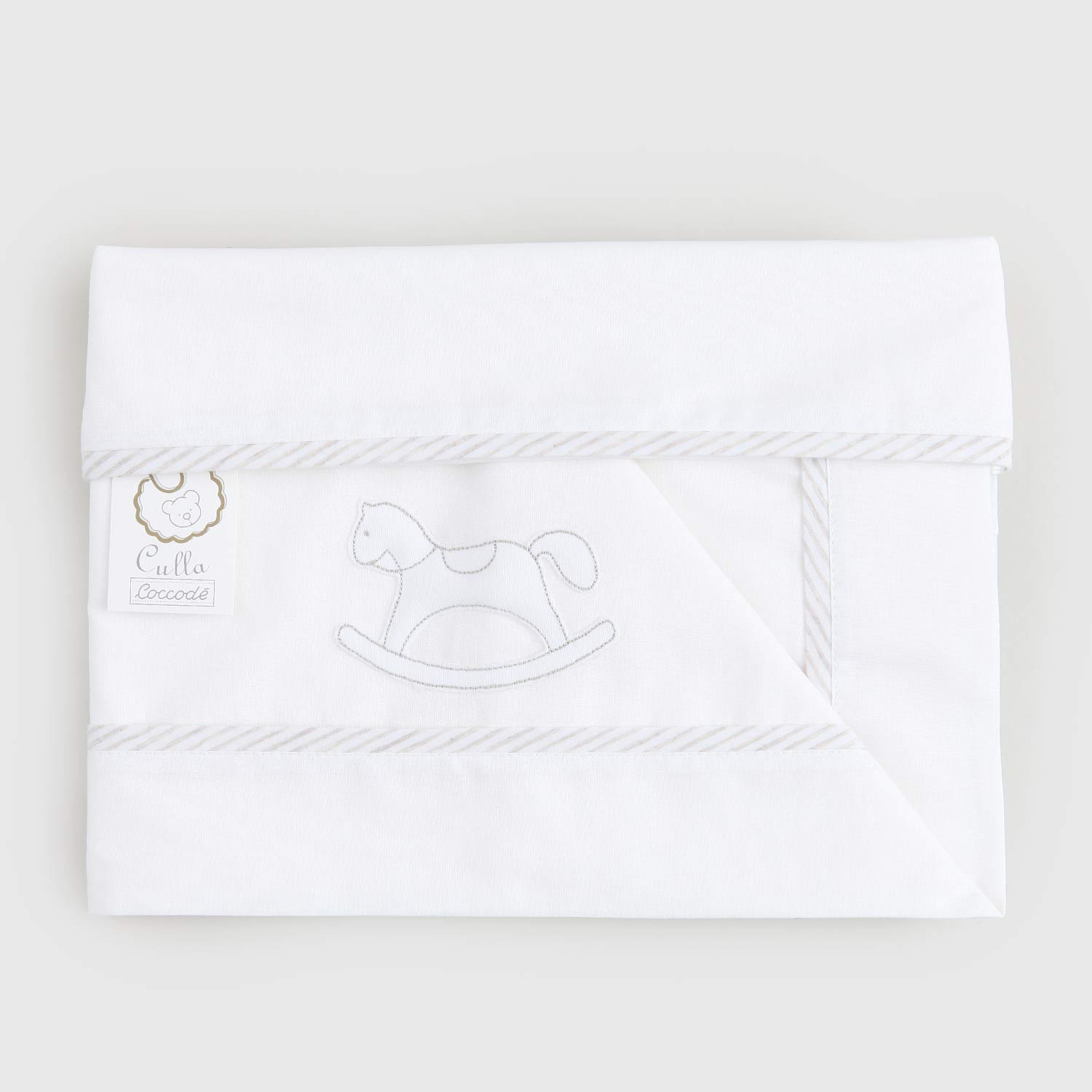 coordinato bianco con cavallino sabbia - annameglio.com abbigliamento moda