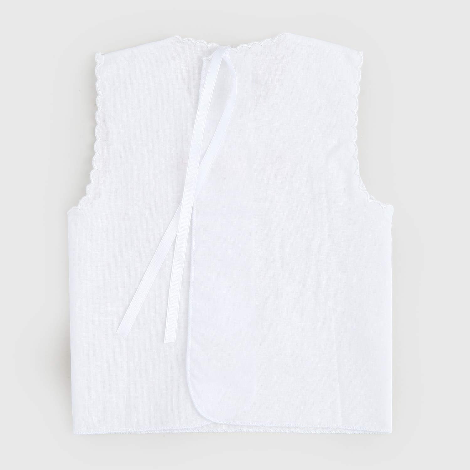 camicino bianco con ricamo rosa - annameglio.com abbigliamento moda