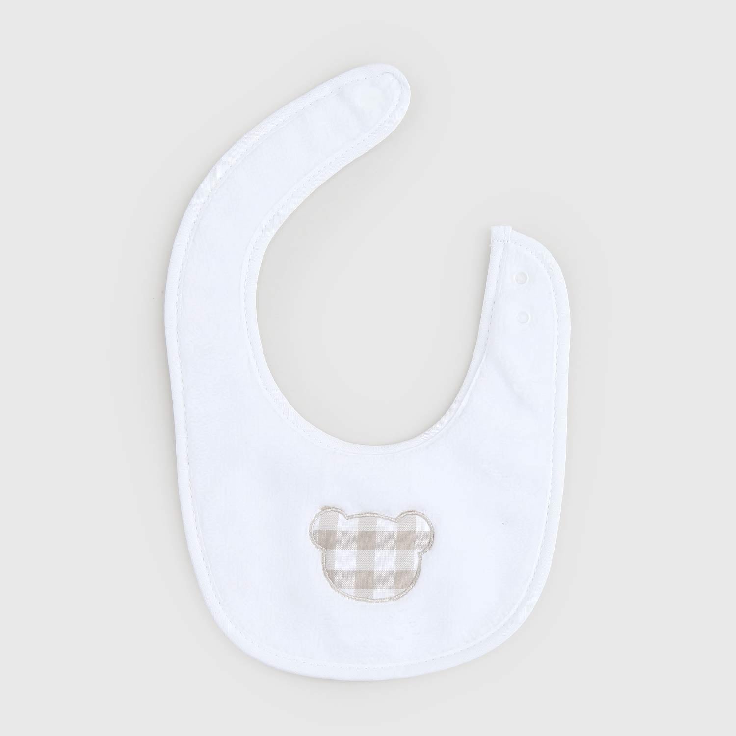 bavaglino con orsetto beige - annameglio.com abbigliamento moda