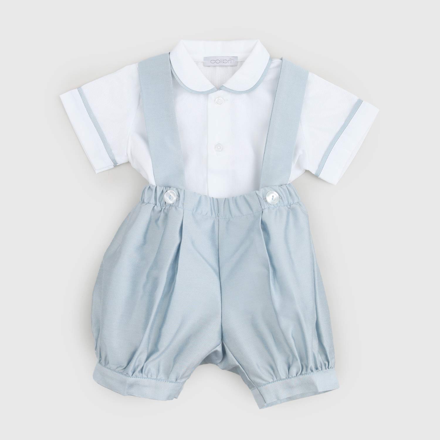 salopette celeste neonato - annameglio.com abbigliamento moda