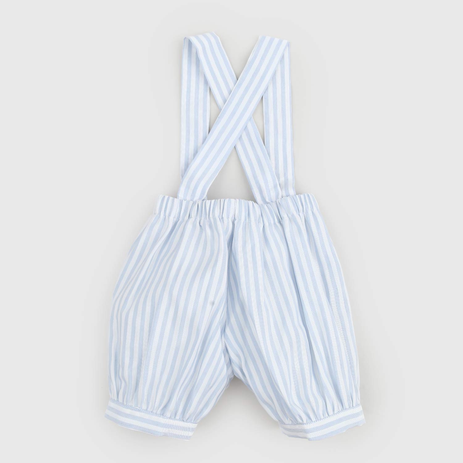 salopette righe celesti e bianche neonato - annameglio.com abbigliamento moda