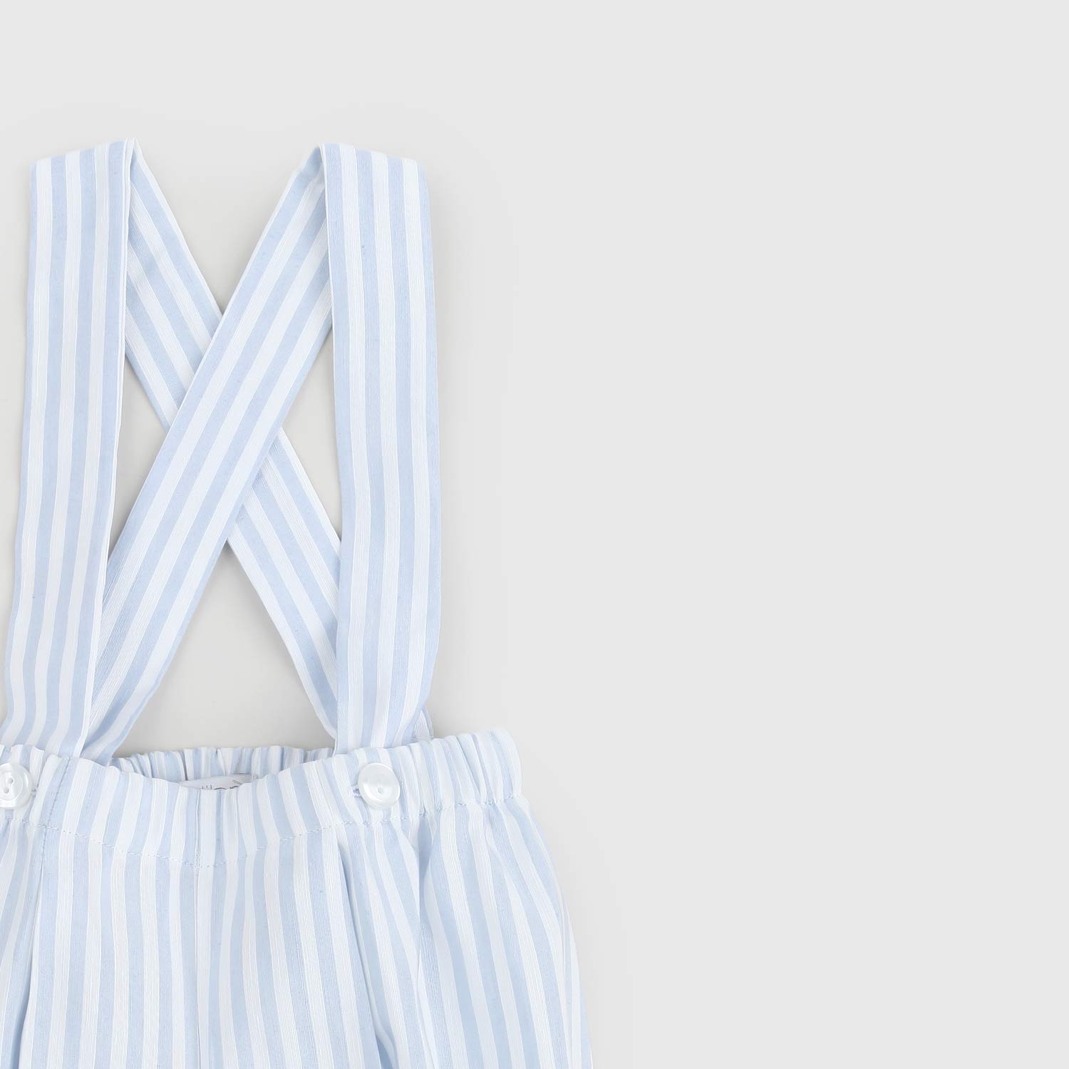 salopette righe celesti e bianche neonato - annameglio.com abbigliamento moda