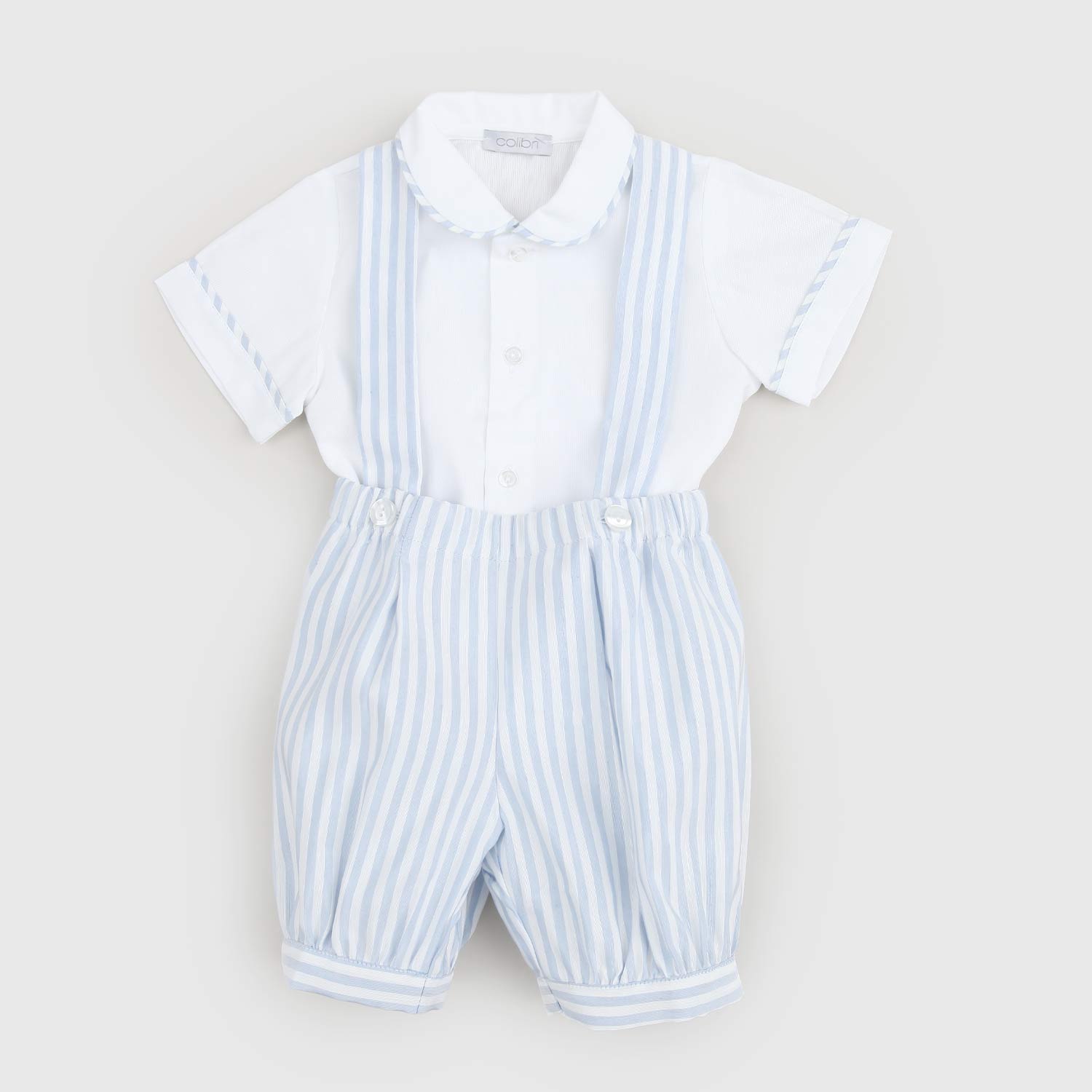 Camicia Con Righe Celeste Firmata COLIBRI' - annameglio.com abbigliamento moda