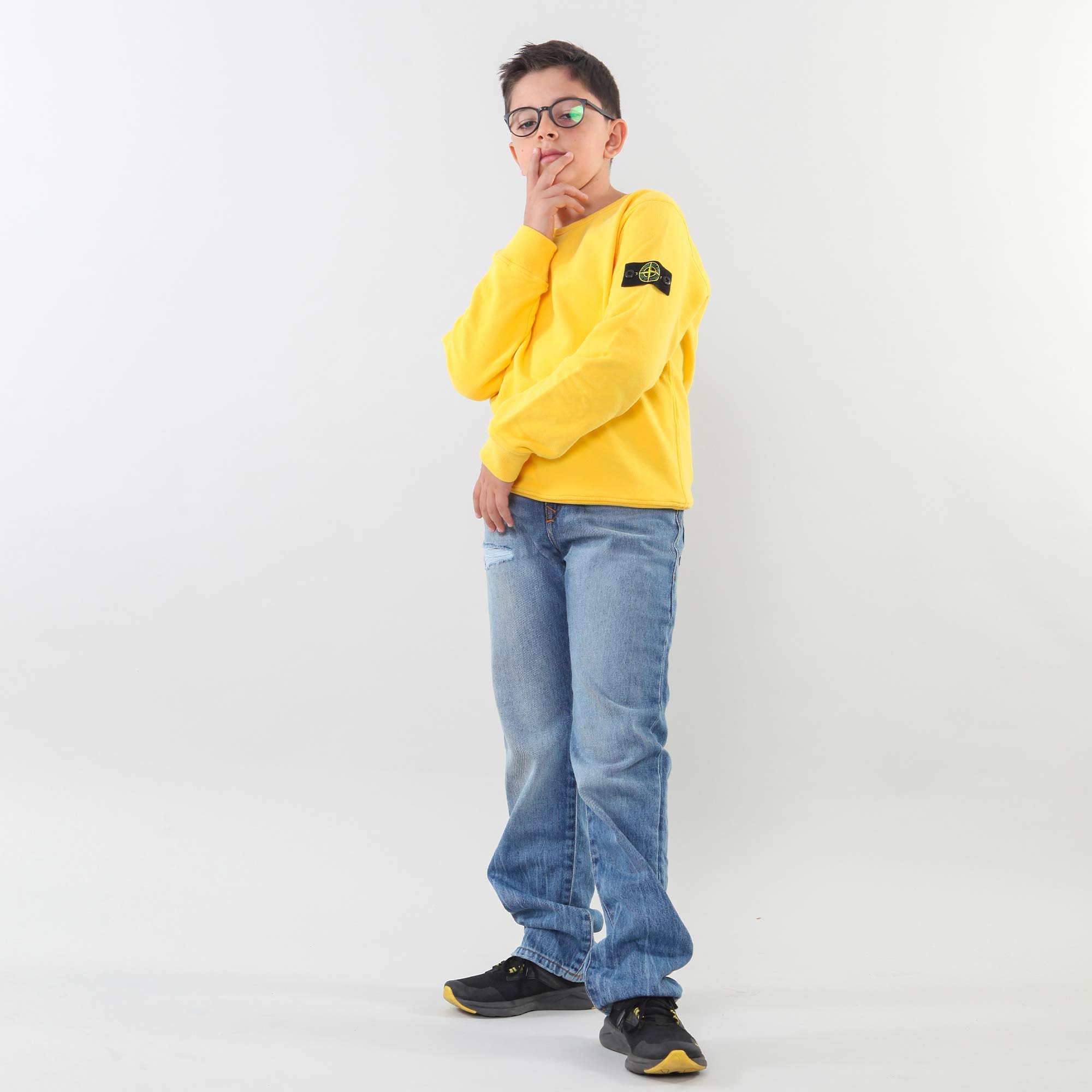 Jeans 1999-J dritti con effetto vissuto - annameglio.com abbigliamento moda