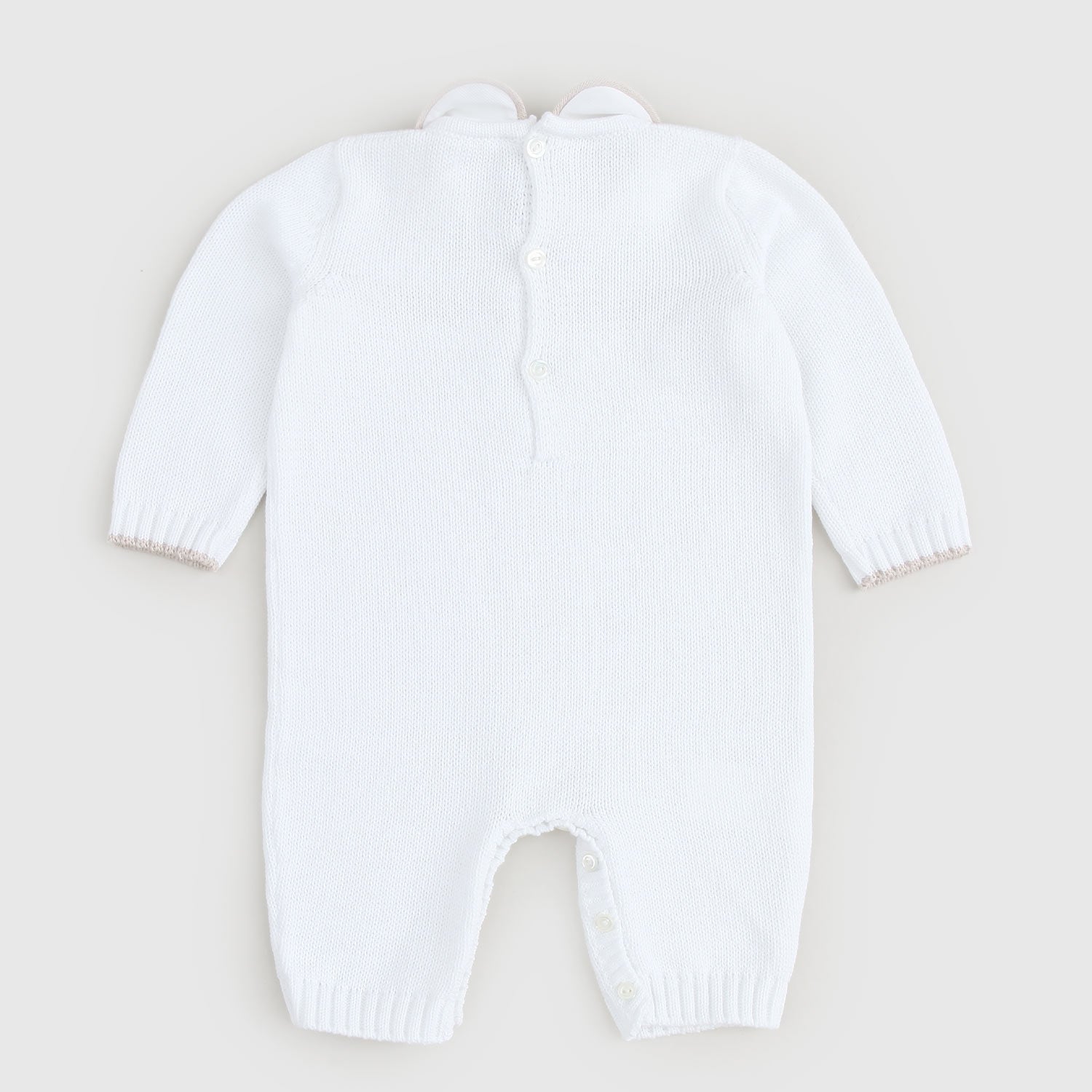 Tutina unisex bianca in puro cotone - annameglio.com abbigliamento moda