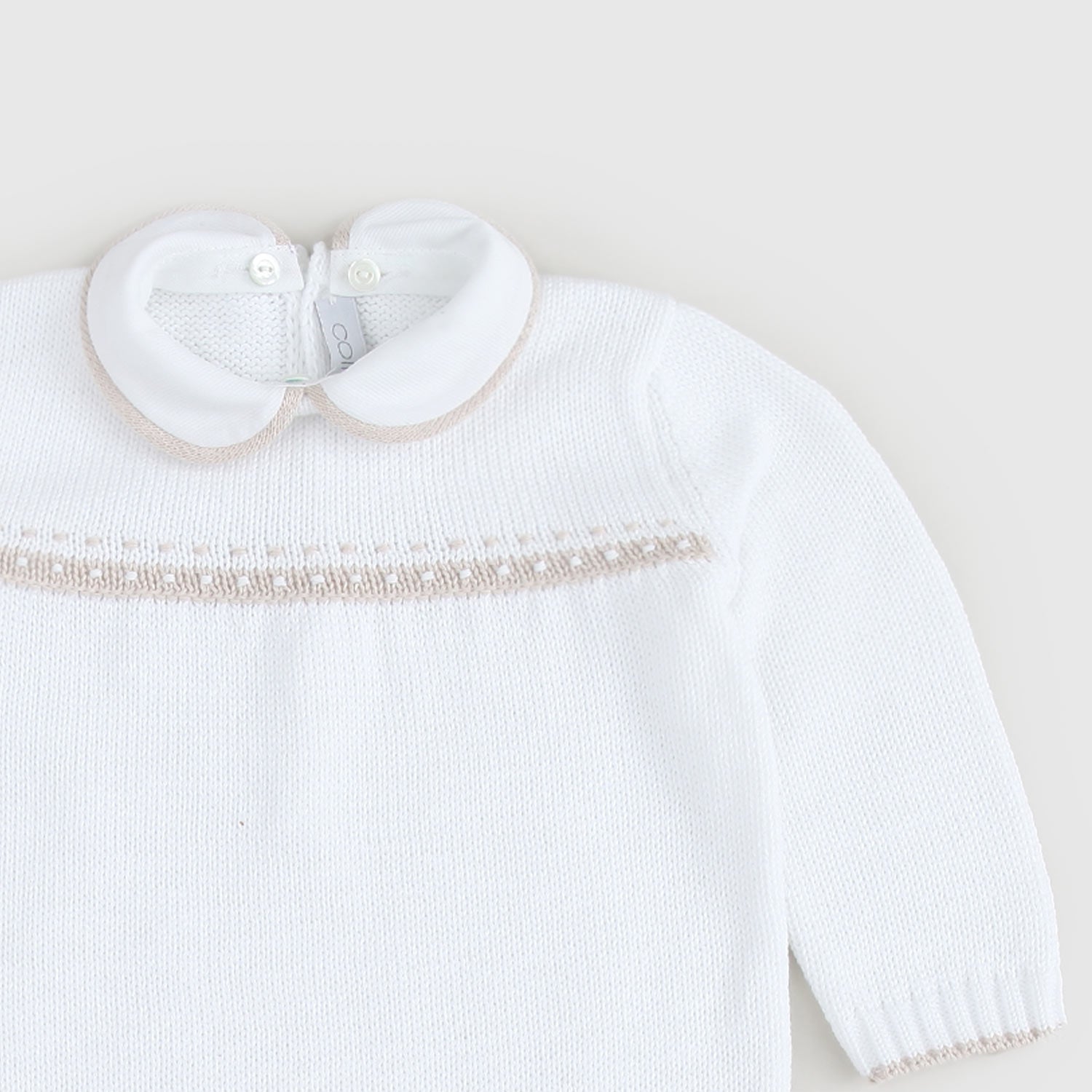 Tutina unisex bianca in puro cotone - annameglio.com abbigliamento moda