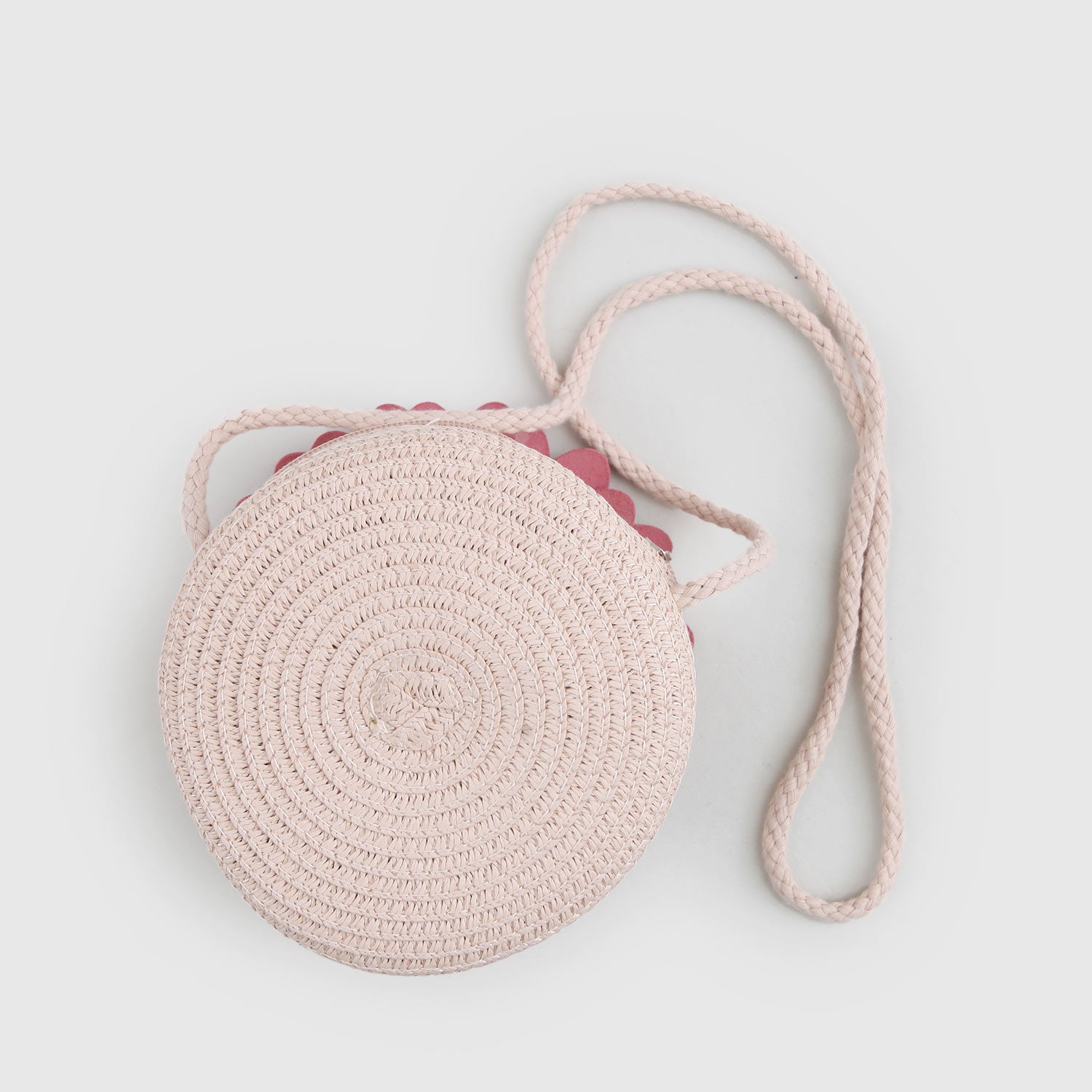 Borsa Margherita rosa in paglia con zip - annameglio.com abbigliamento moda