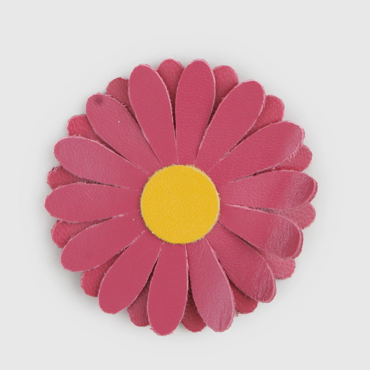 Fermaglio fiore rosa in ecopelle - annameglio.com abbigliamento moda