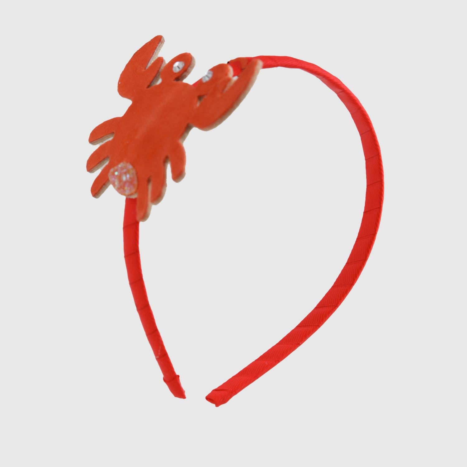 Cerchietto arancione per bambina con granchio - annameglio.com abbigliamento moda