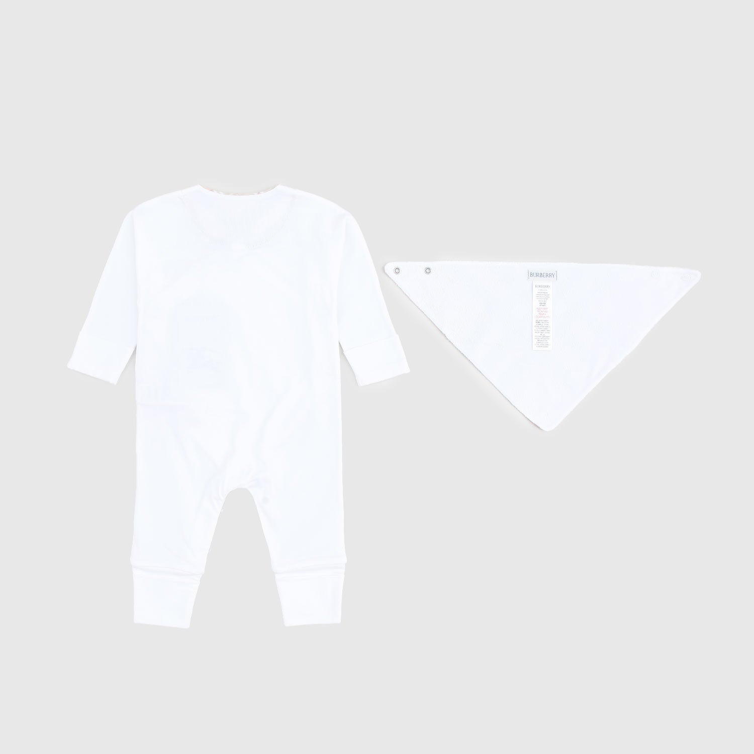 Set body bianco per neonati con check vintage - annameglio.com abbigliamento moda